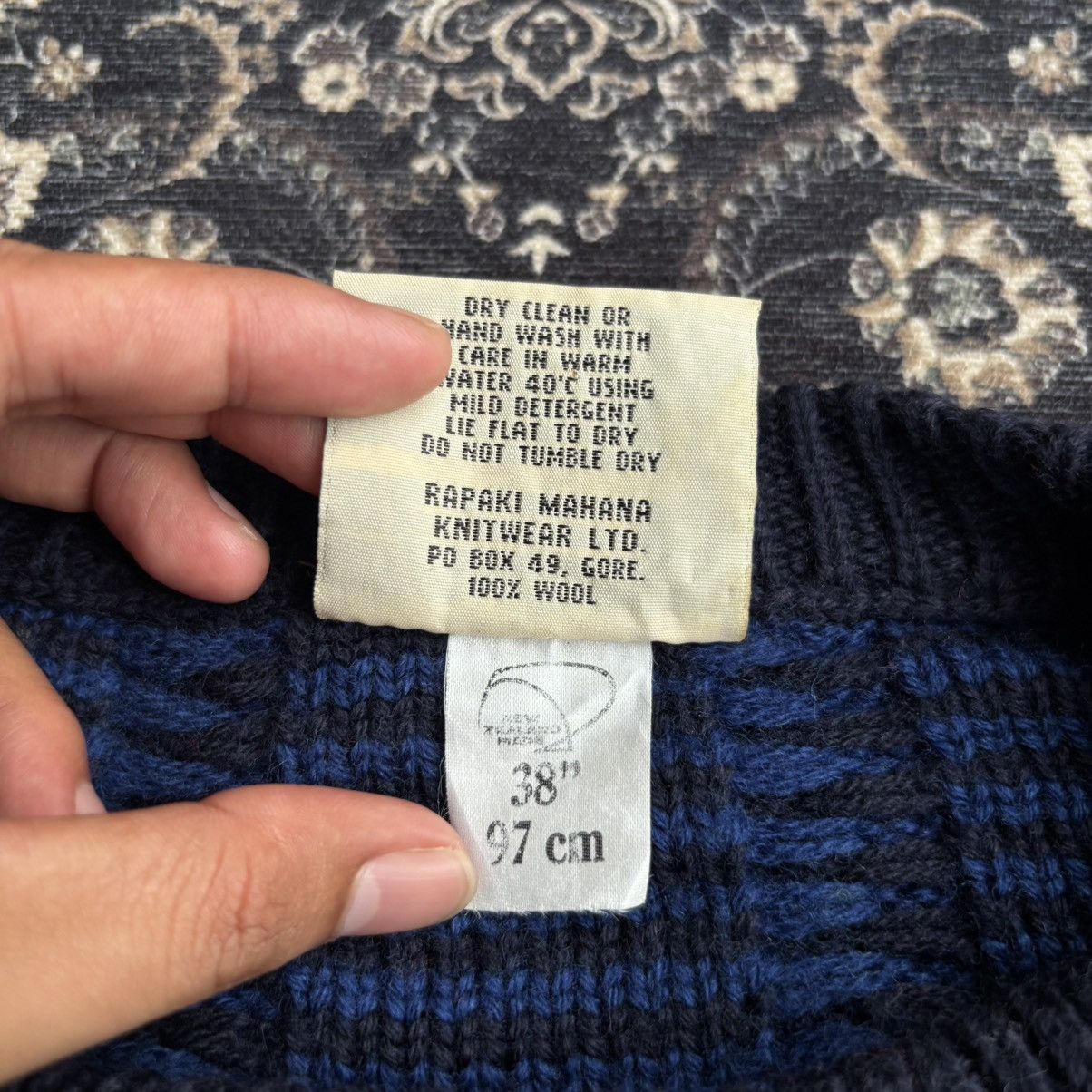 Coogi Vintage Coogi Style Look A Like Rapaki Mahana 3D Cable Knit Size US L / EU 52-54 / 3 - 4 Thumbnail