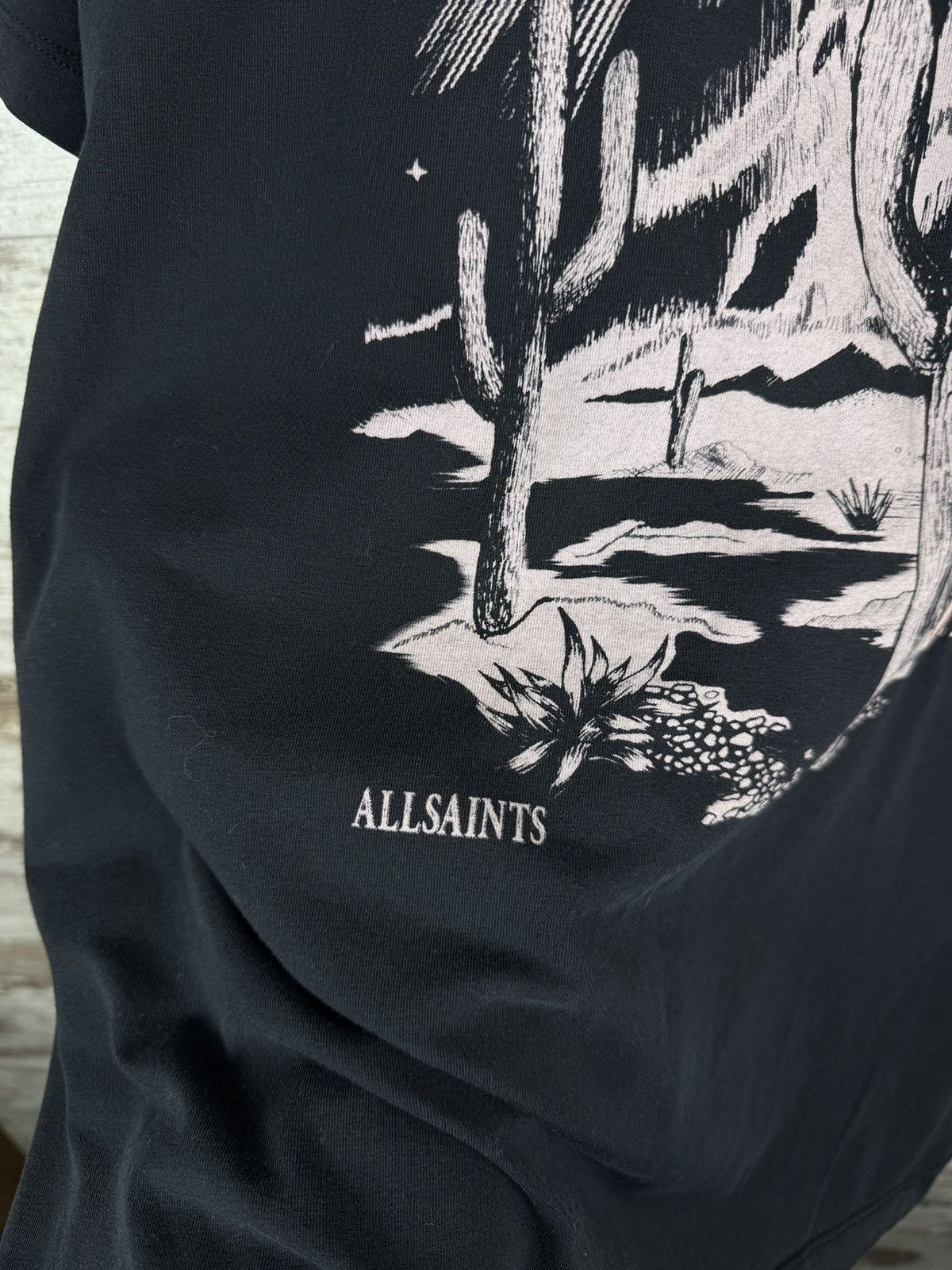 Allsaints × Japanese Brand Mens Vintage AllSaints CACTI BOYFRIEND TEE T-shirt luxury Size US L / EU 52-54 / 3 - 7 Thumbnail