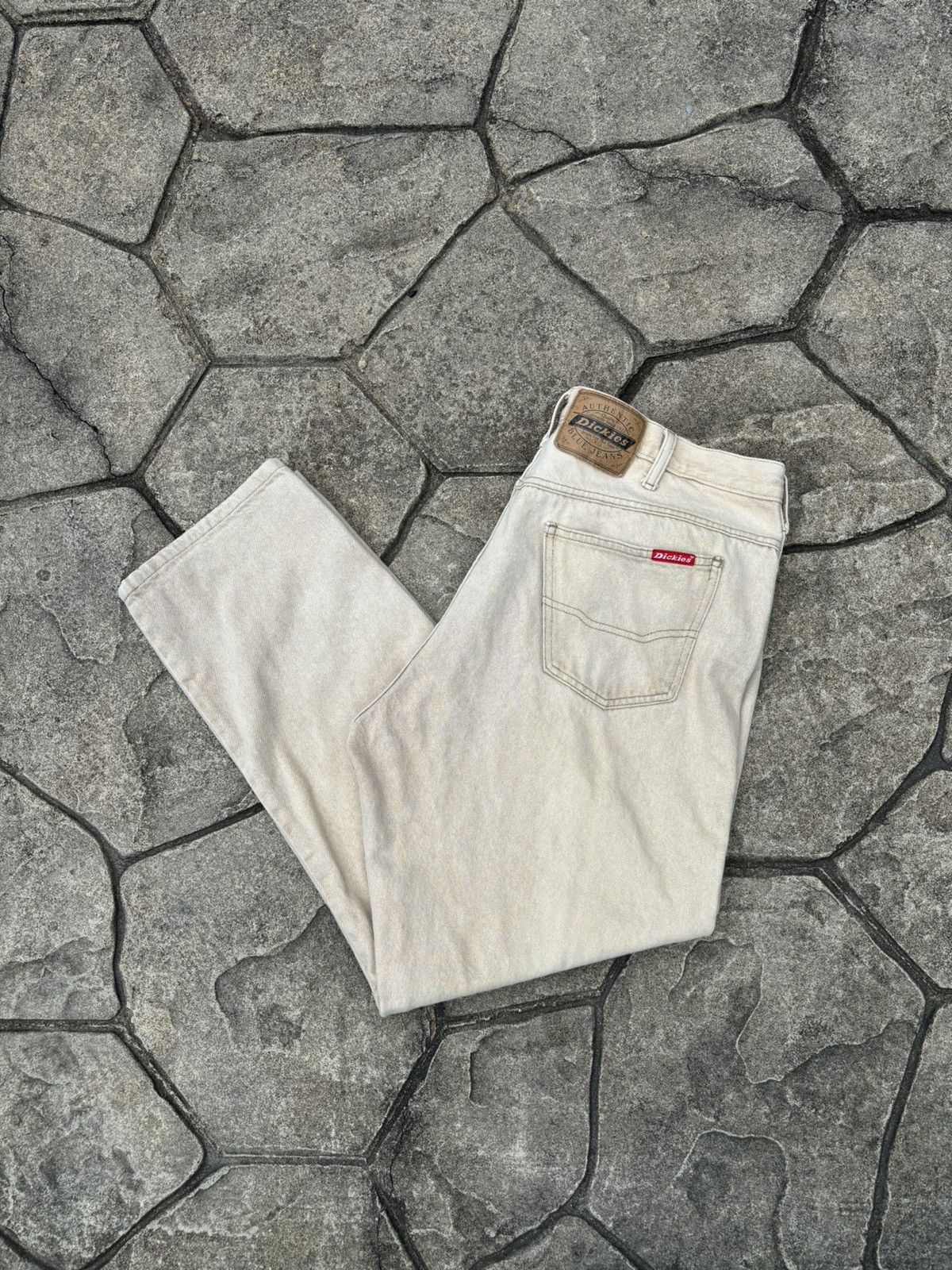 Dickies × Vintage Vintage 90s Dickies Made in USA Khaki Jeans Size US 40 / EU 56 - 1 Thumbnail