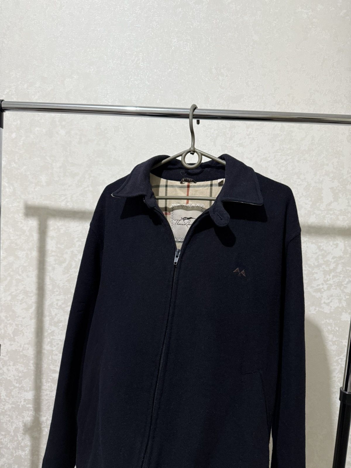 Burberry THOMAS BURBERRY WOOL BOMBER JACKET MEN’S NOVA CHECK LINED Size US M / EU 48-50 / 2 - 6 Thumbnail