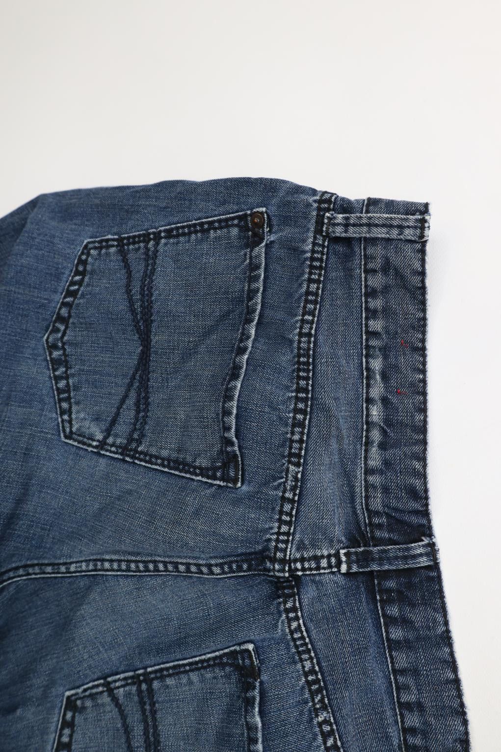 Express Vintage Y2K Express X2 Rise Boot Cut Wide Leg Denim Jeans Size US 36 / EU 52 - 18 Thumbnail