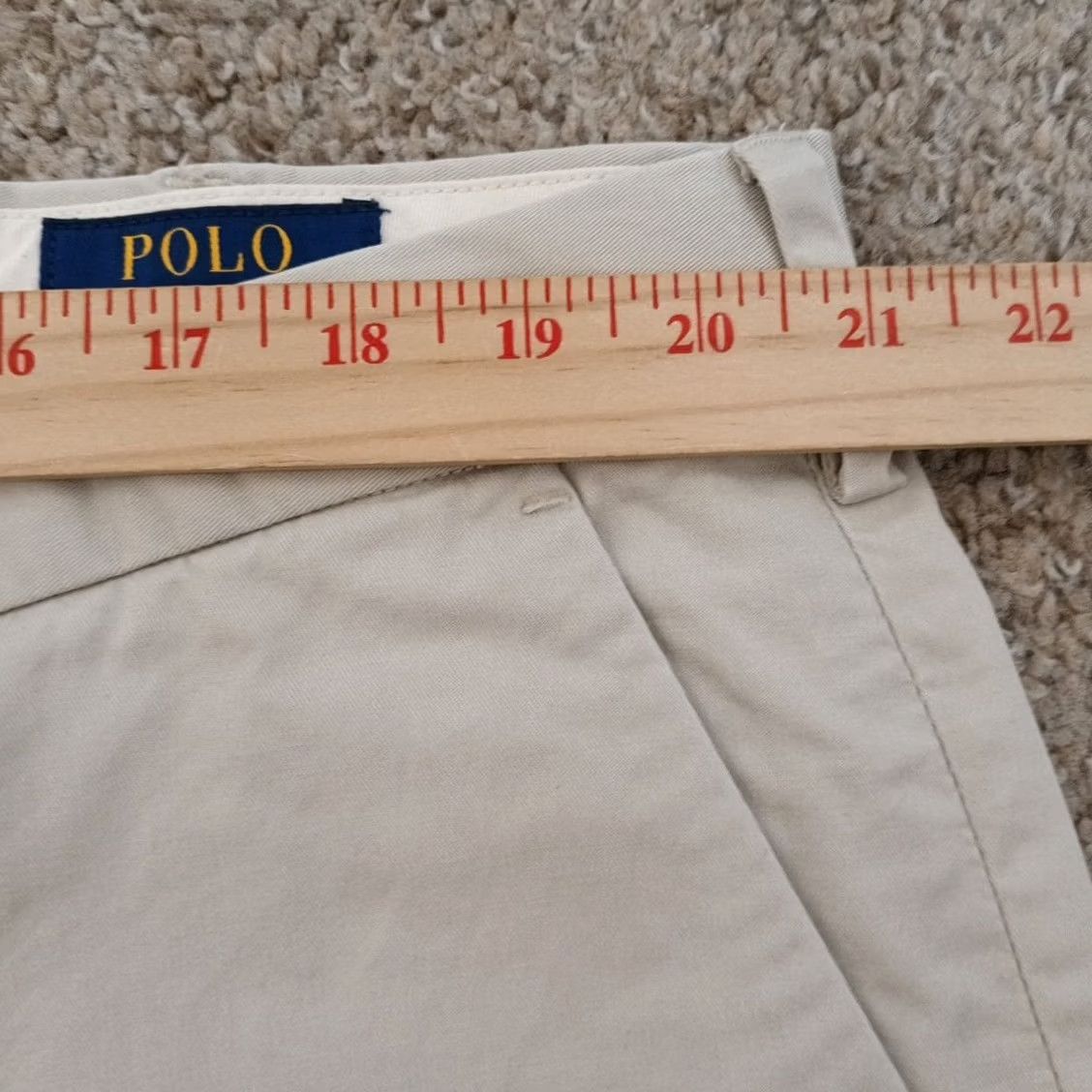 Polo Ralph Lauren Polo Ralph Lauren Chino Pants Mens 42 Tall Beige Classic Fit Stretch New Size US XL / EU 56 / 4 - 4 Thumbnail