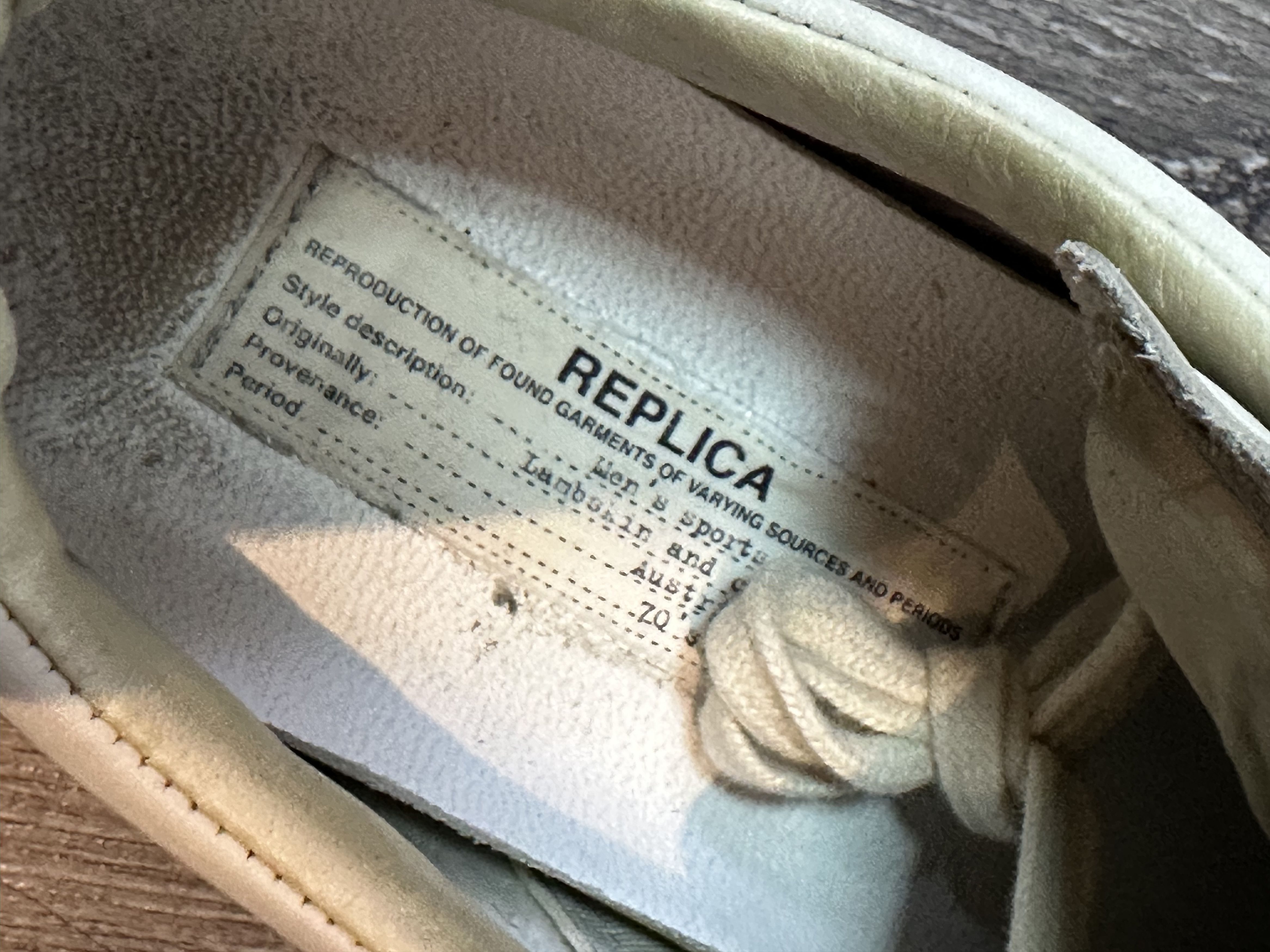 Maison Margiela Maison Margiela GATS Replica Sneaker White/Grey Size US 8 / EU 41 - 11 Thumbnail