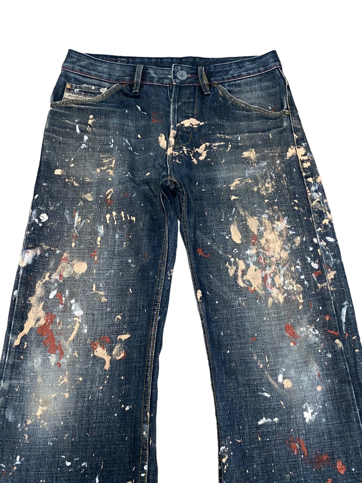 Diesel Diesel painted jeans Size US 32 / EU 48 - 2 Thumbnail