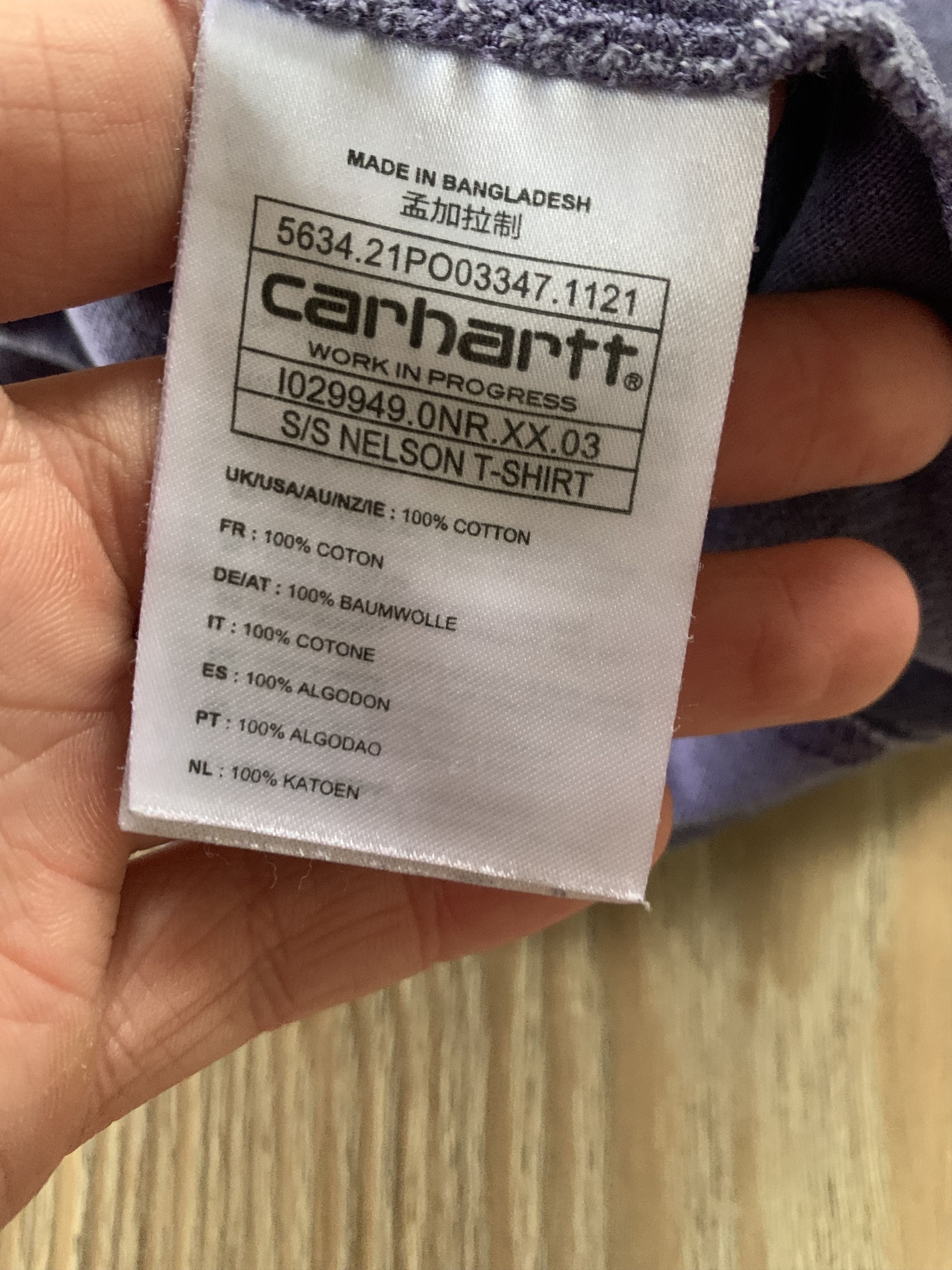 Carhartt Vintage Carhartt Nelson Purple T Shirt Size US M / EU 48-50 / 2 - 7 Thumbnail