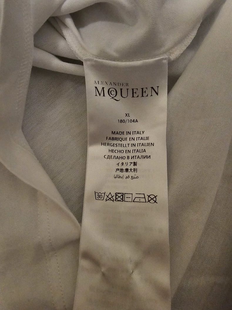 Alexander McQueen Alexander Mcqueen Skull short sleeves Size US XL / EU 56 / 4 - 5 Thumbnail