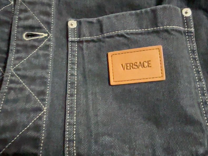Versace Versace Main line denim jacket Size US XXL / EU 58 / 5 - 5 Thumbnail