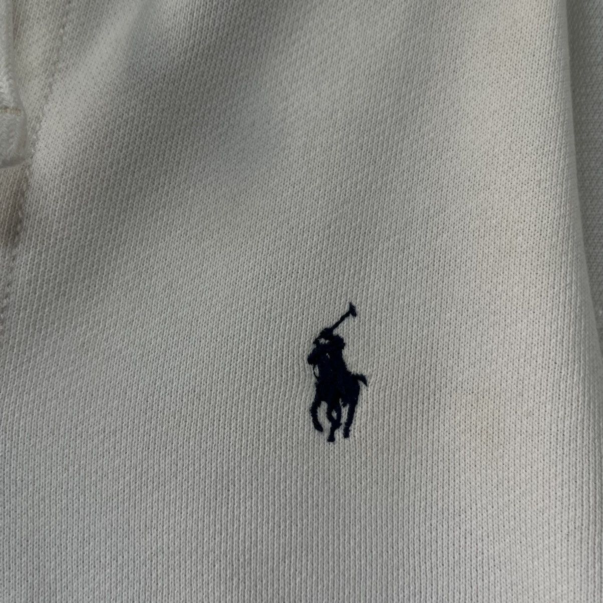 Polo Ralph Lauren Vintage Polo Ralph Lauren Zip Hoodie White Jumper Size US L / EU 52-54 / 3 - 6 Thumbnail
