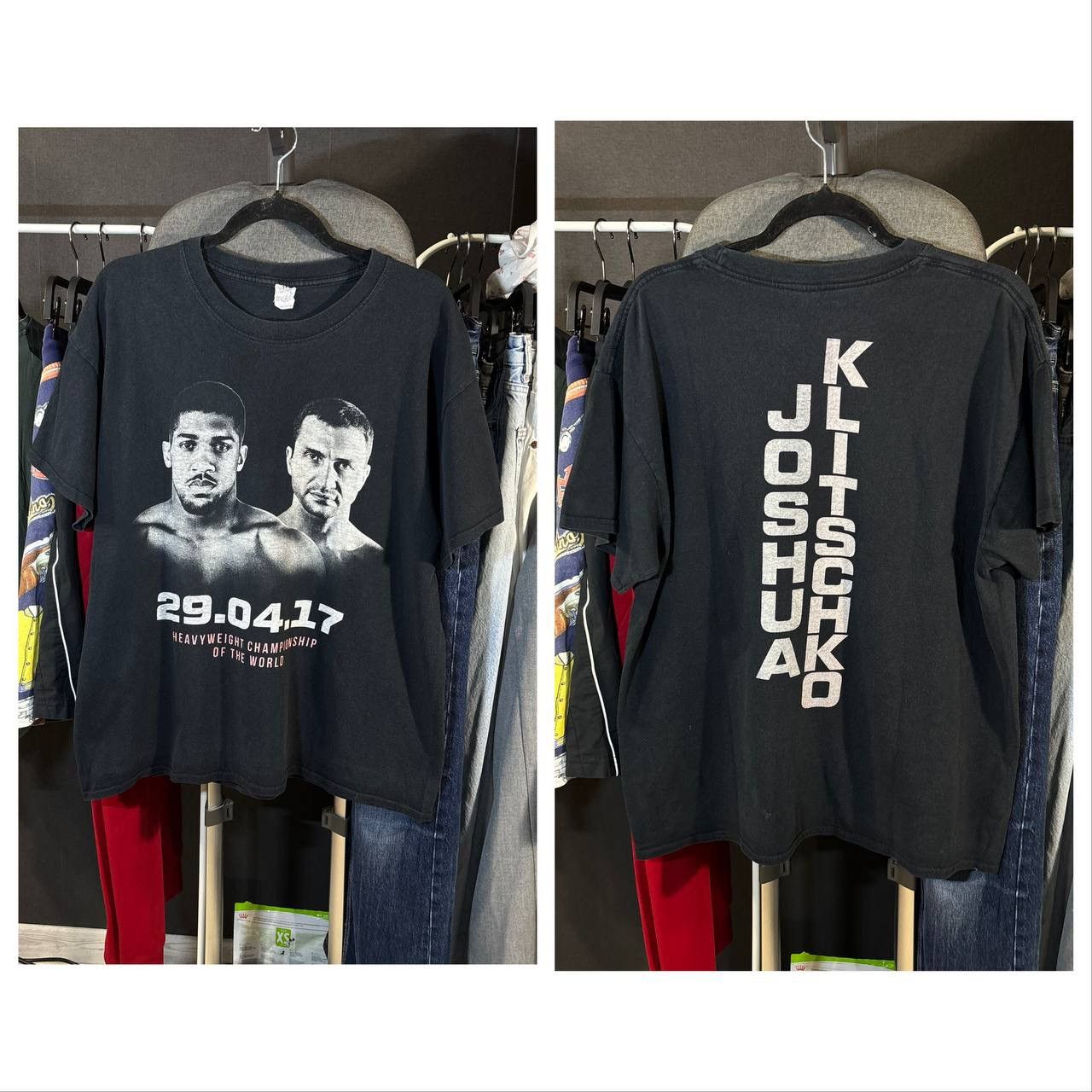 Other Anthony Joshua Vs Vladimir Klitschko 2017 T-Shirt Size:M Size US M / EU 48-50 / 2 - 1 Thumbnail