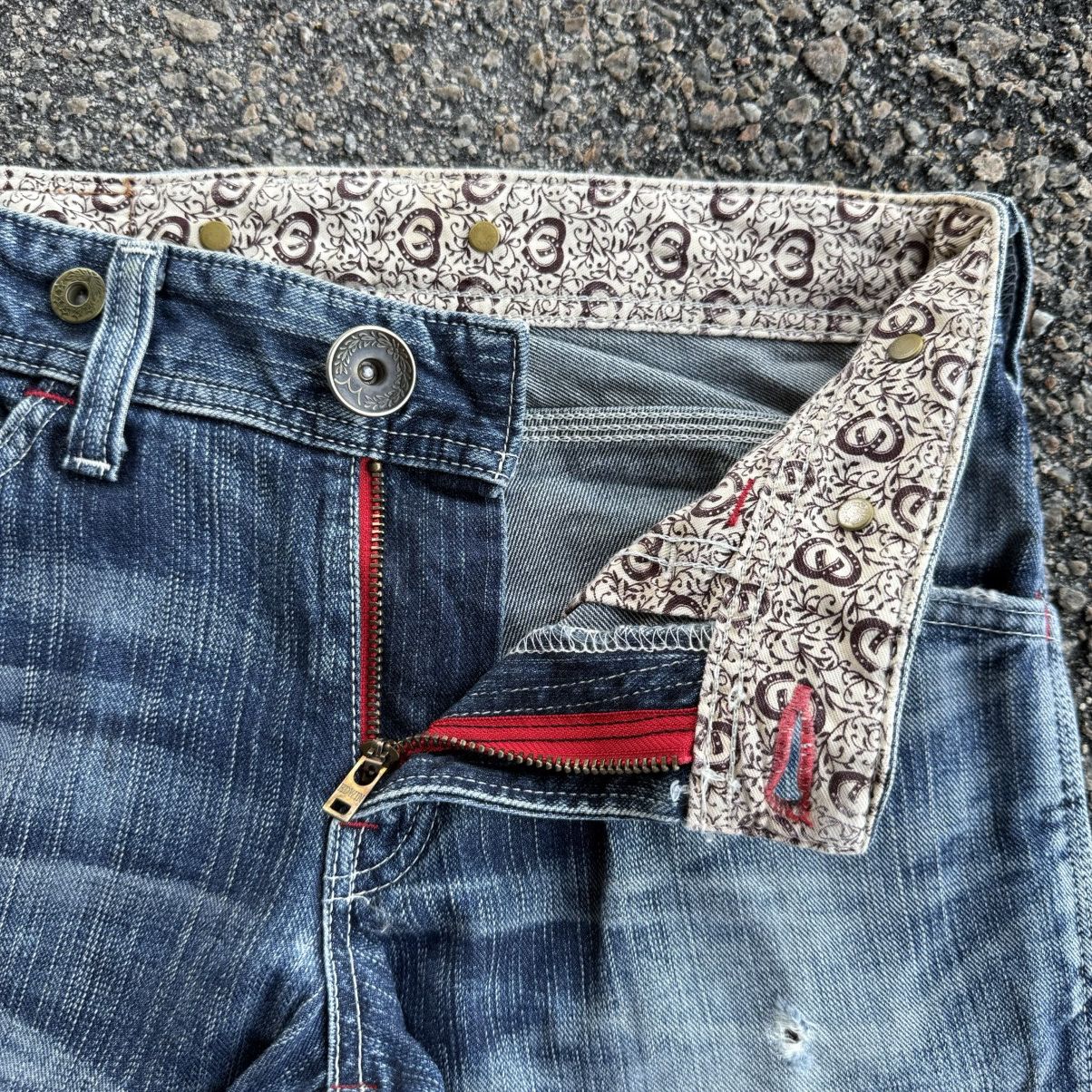 Edwin VINTAGE EDWIN FLARE FADED RIPPEP JEAN DENIM PANTS Size US 29 - 8 Thumbnail