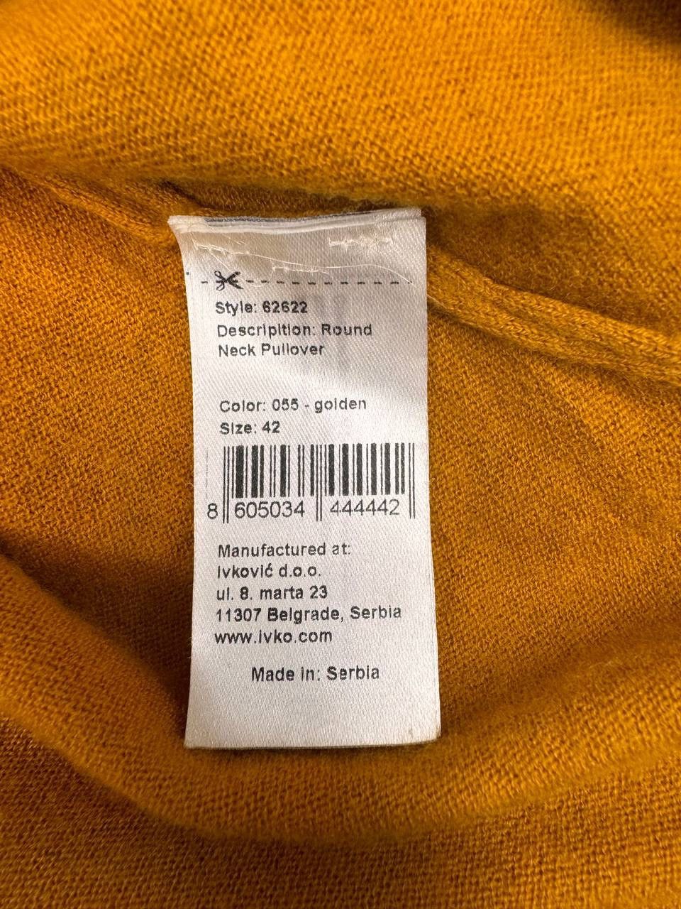 Other IVKO Woman Women Knit Long Sleeve Top Mustard Crewneck SizeM Size M / US 6-8 / IT 42-44 - 5 Thumbnail