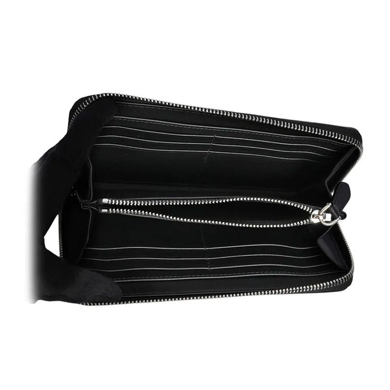 Burberry o1w1db10126 Size: OS / Check Canvas U-Shaped Zipper Wallet Size ONE SIZE - 4 Thumbnail