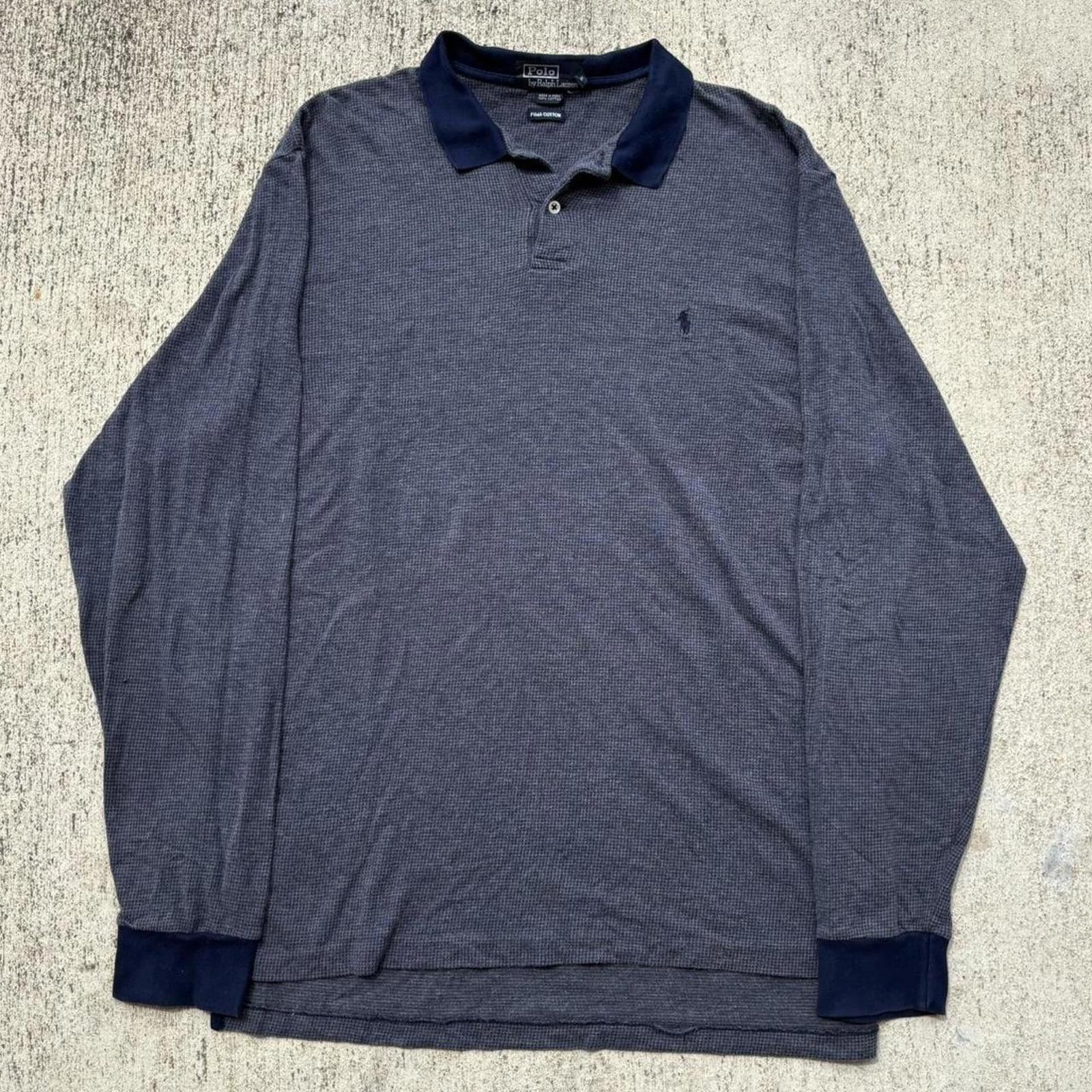 Polo Ralph Lauren Vintage Ralph Lauren Polo Longsleeve Embroidered Shirt Size US XL / EU 56 / 4 - 1 Thumbnail
