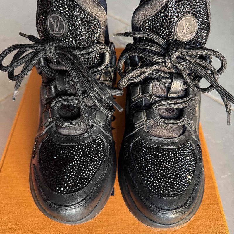 Louis Vuitton Louis Vuitton Archlight Black Casual Sneakers -2505 Size US 6 / IT 36 - 2 Thumbnail