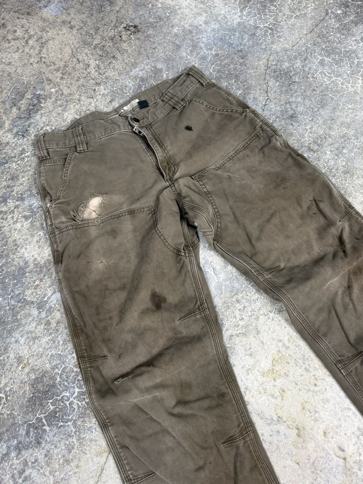 Carhartt × Vintage Vintage Thrashed Painter Carhartt Pants Size US 34 / EU 50 - 8 Thumbnail