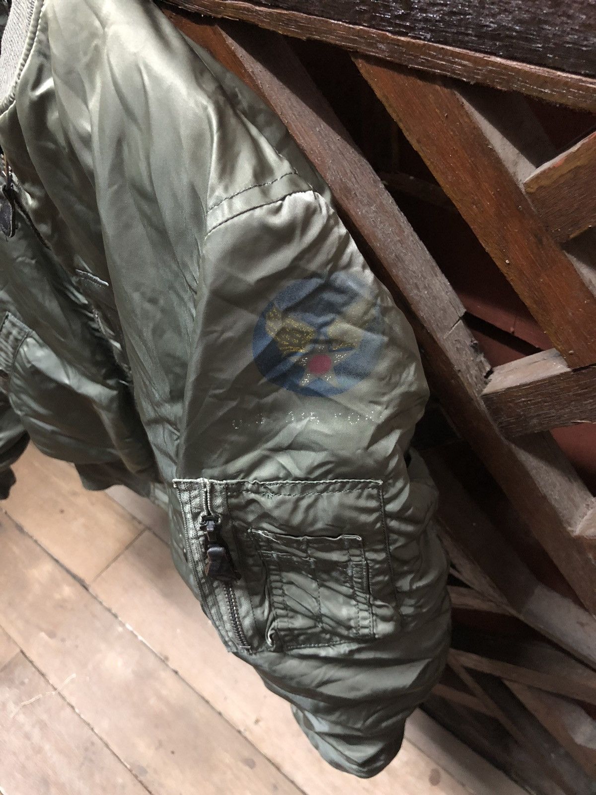 Alpha Industries Rare Vintage🇺🇸 B15-D MOD Flying Jacket Bomber USAF Size US M / EU 48-50 / 2 - 4 Thumbnail
