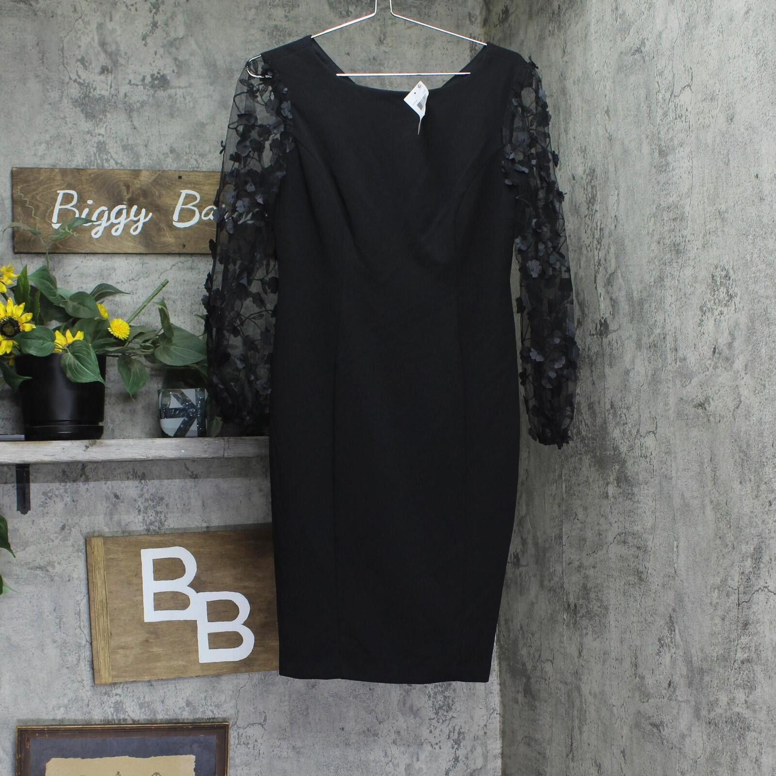 Other Connected Apparel Long Applique Dress Tlb37170p1 Black 4p Size S / US 4 / IT 40 - 1 Thumbnail