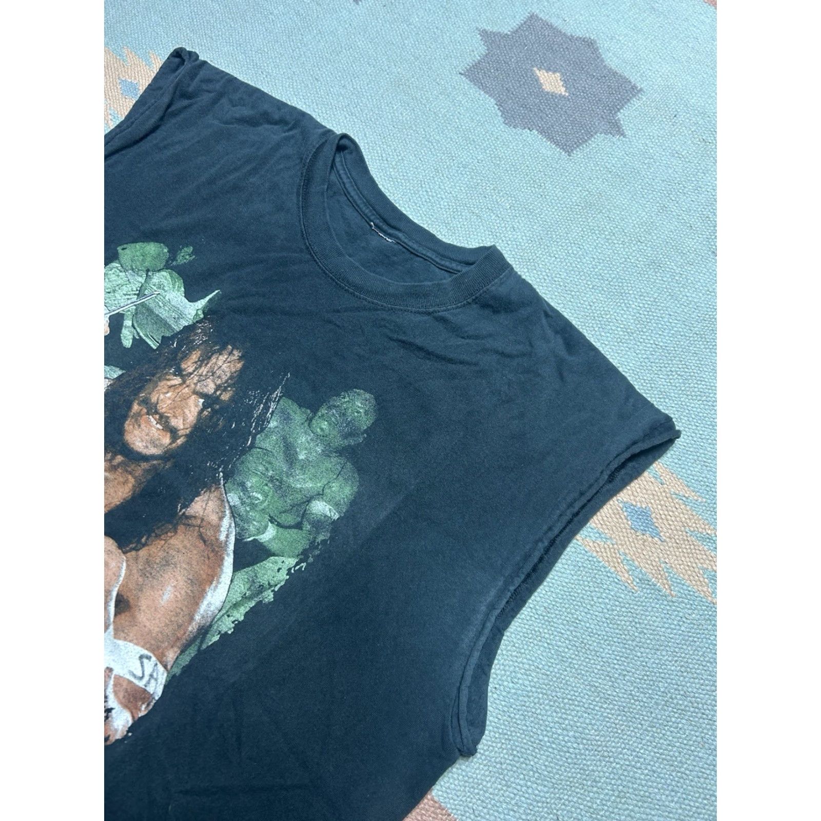 Vintage VINTAGE Sabu ECW Homicidal Graphic T-Shirt Sleeveless XXL Men Black Size US XXL / EU 58 / 5 - 6 Thumbnail