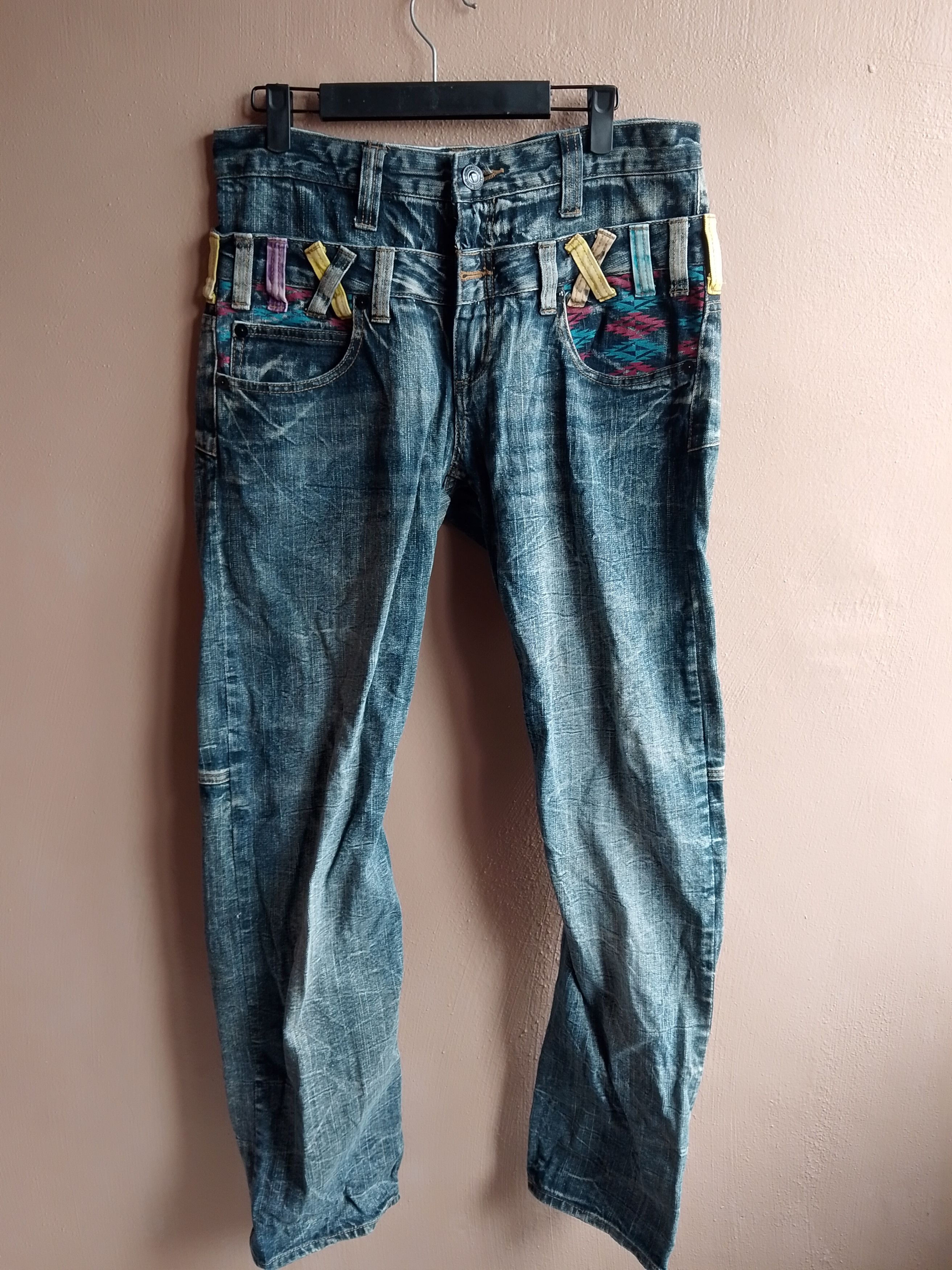 Japanese Brand Japanese brand memory special double waist pant Size US 32 / EU 48 - 5 Thumbnail