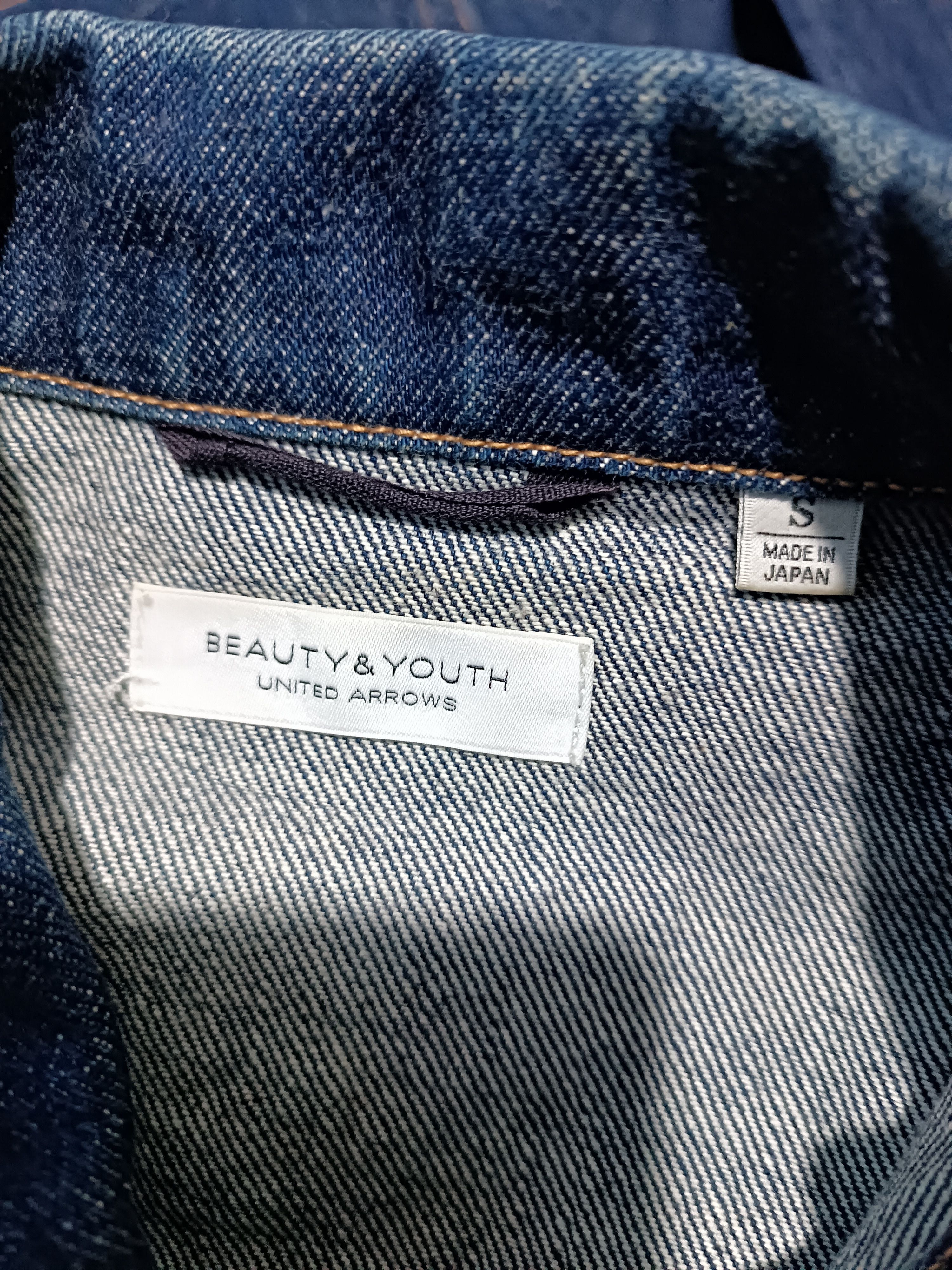 United Arrows United Arrows Trucker Denim Jacket Indigo Selvedge Size US M / EU 48-50 / 2 - 7 Thumbnail