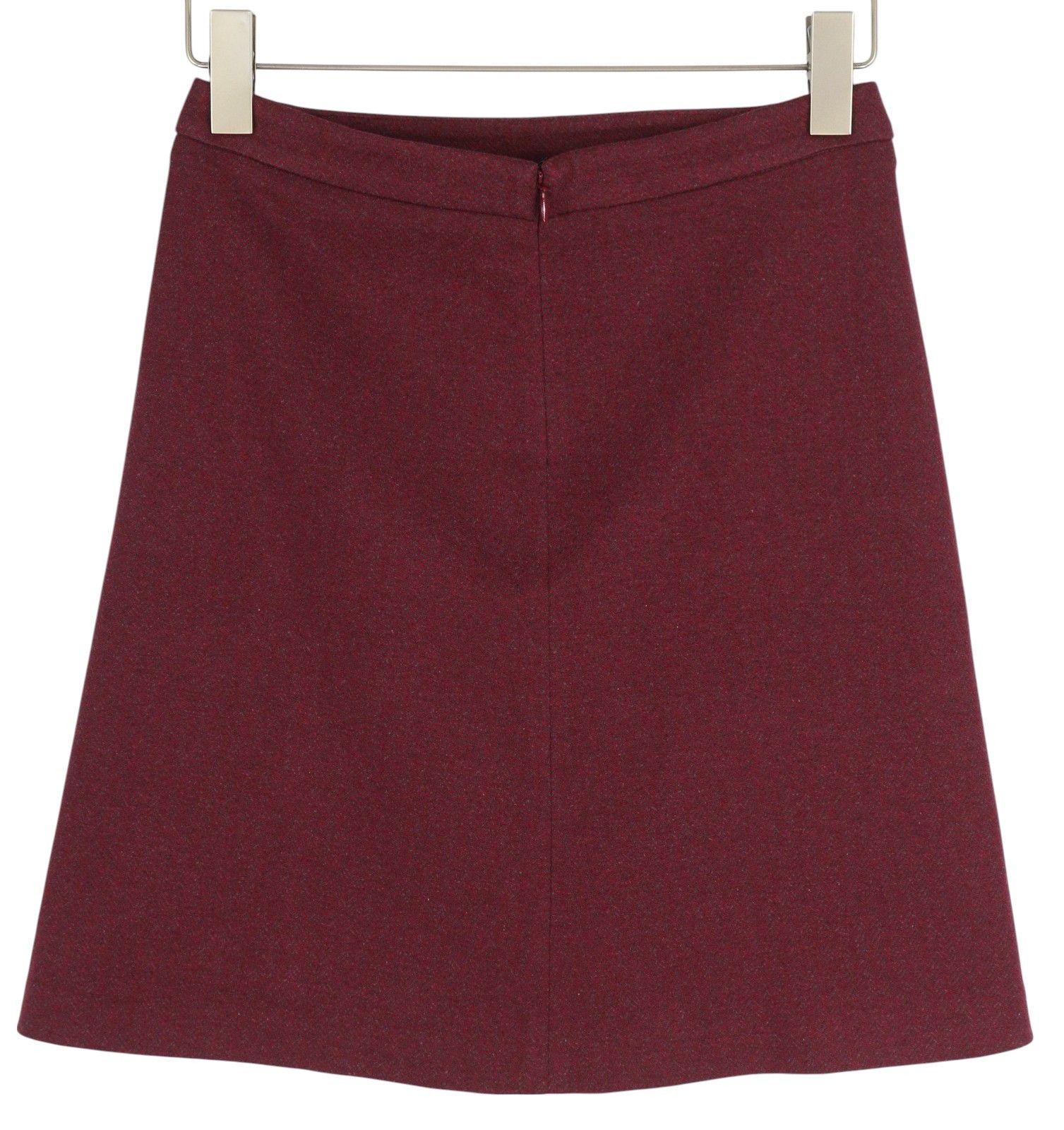 Gant HERRINGBONE JERSEY EU36 Burgundy Pockets Skirt 84931 Size 28" / US 6 / IT 42 - 2 Thumbnail
