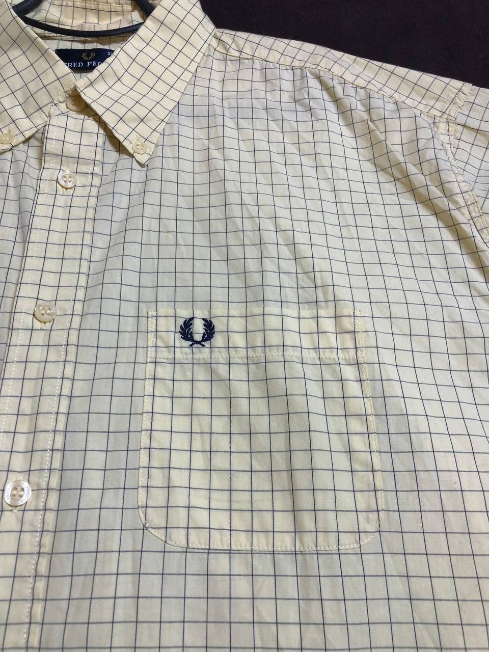 Fred Perry FRED PERRY Men's checked short sleeved Casual Size US XL / EU 56 / 4 - 5 Thumbnail