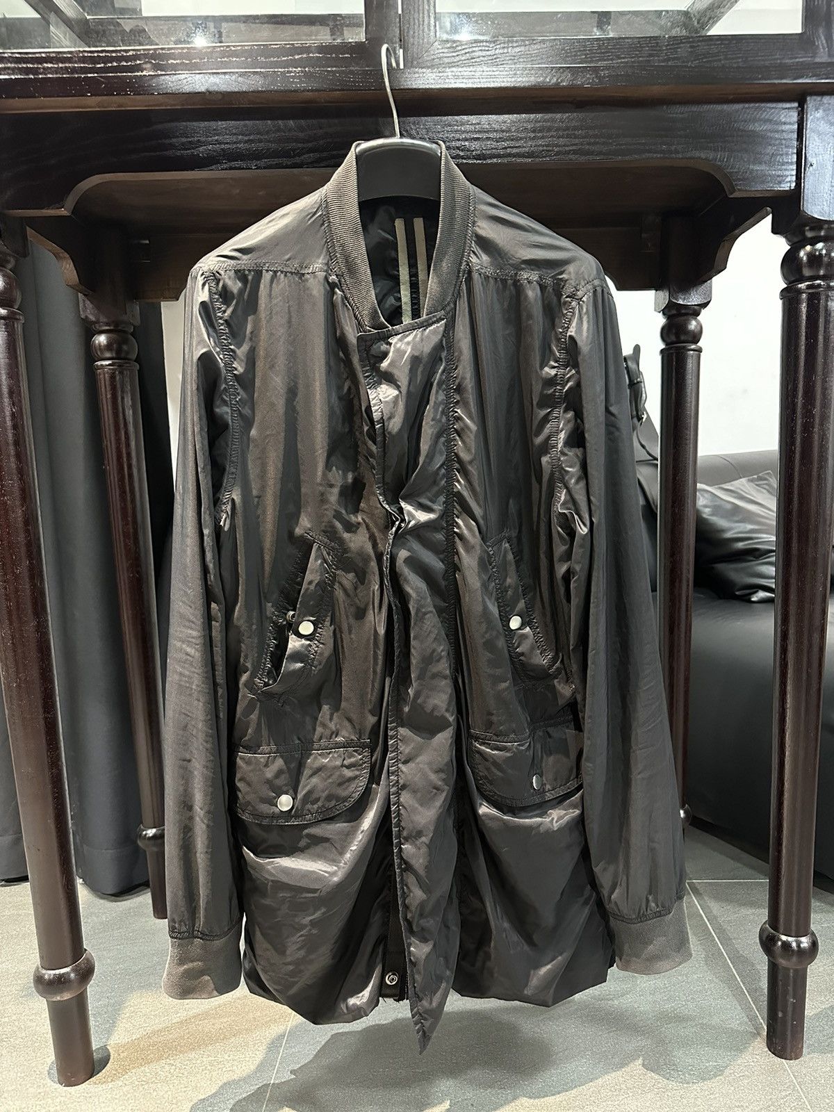 Rick Owens Drkshdw Rick Owens Drkshdw Rod Flight Bomber Jacket by Rick Owens Size US S / EU 44-46 / 1 - 1 Thumbnail