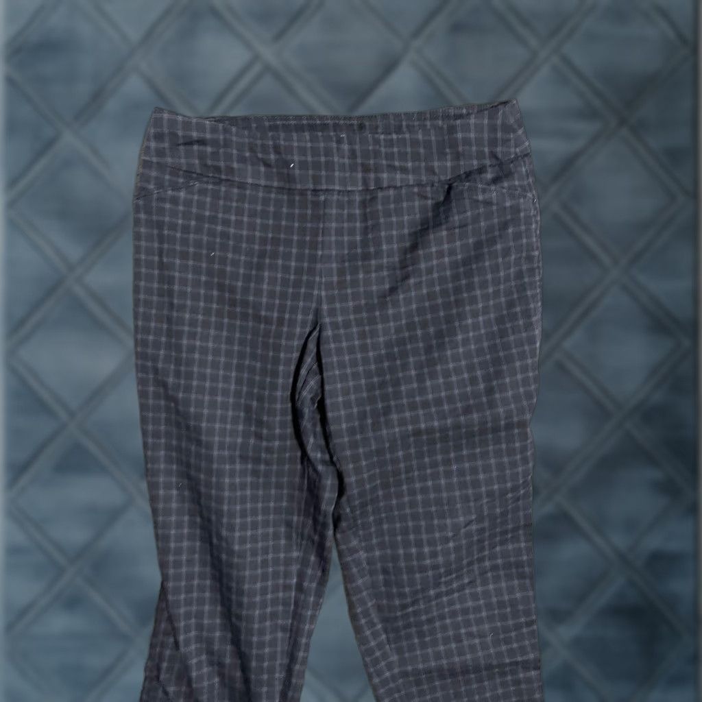 Croft & Barrow Croft & Barrow Women’s Pants Black Plaid The Effortless Stretch Regular Size 2 Size 26" / US 2 / IT 38 - 1 Thumbnail