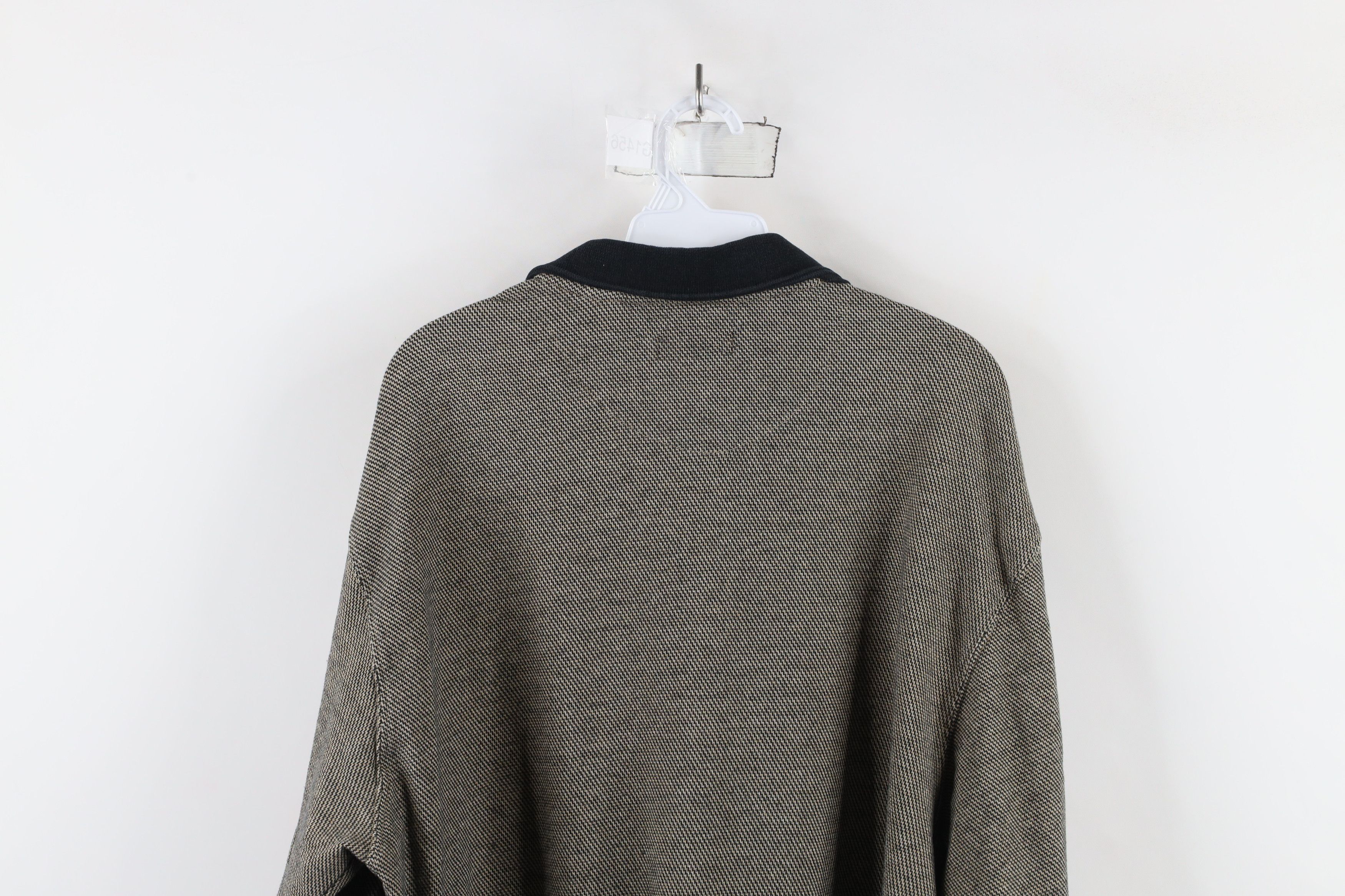 Vintage Vintage 90s Streetwear Knit Long Sleeve Rugby Polo Shirt Size US XXL / EU 58 / 5 - 11 Thumbnail