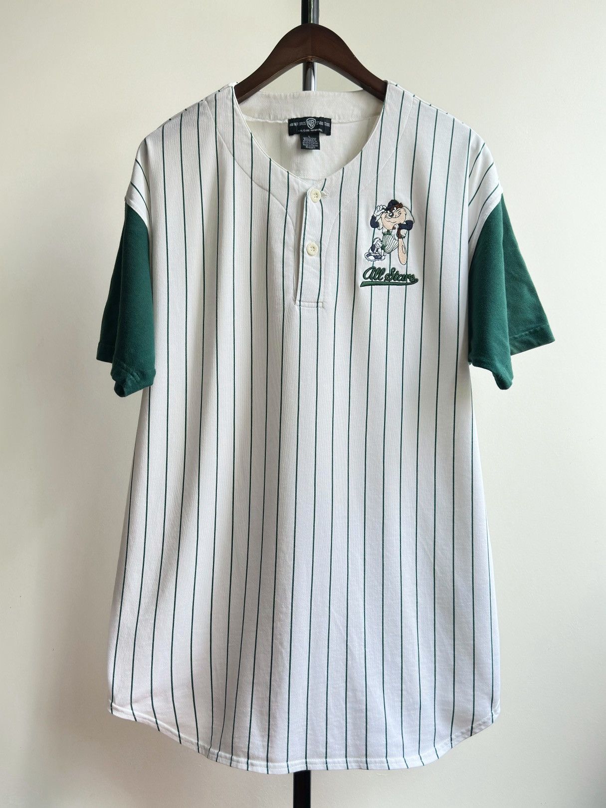 Vintage × Warner Bros Vintage 1995 Taz All Stars Looney Tunes Warner Bros Tee Size US L / EU 52-54 / 3 - 1 Thumbnail