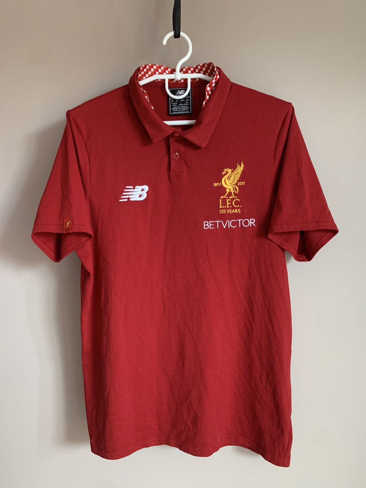 New Balance Liverpool 2017 125 Years Football Polo Shirt New Balance S Size US S / EU 44-46 / 1 - 1 Thumbnail