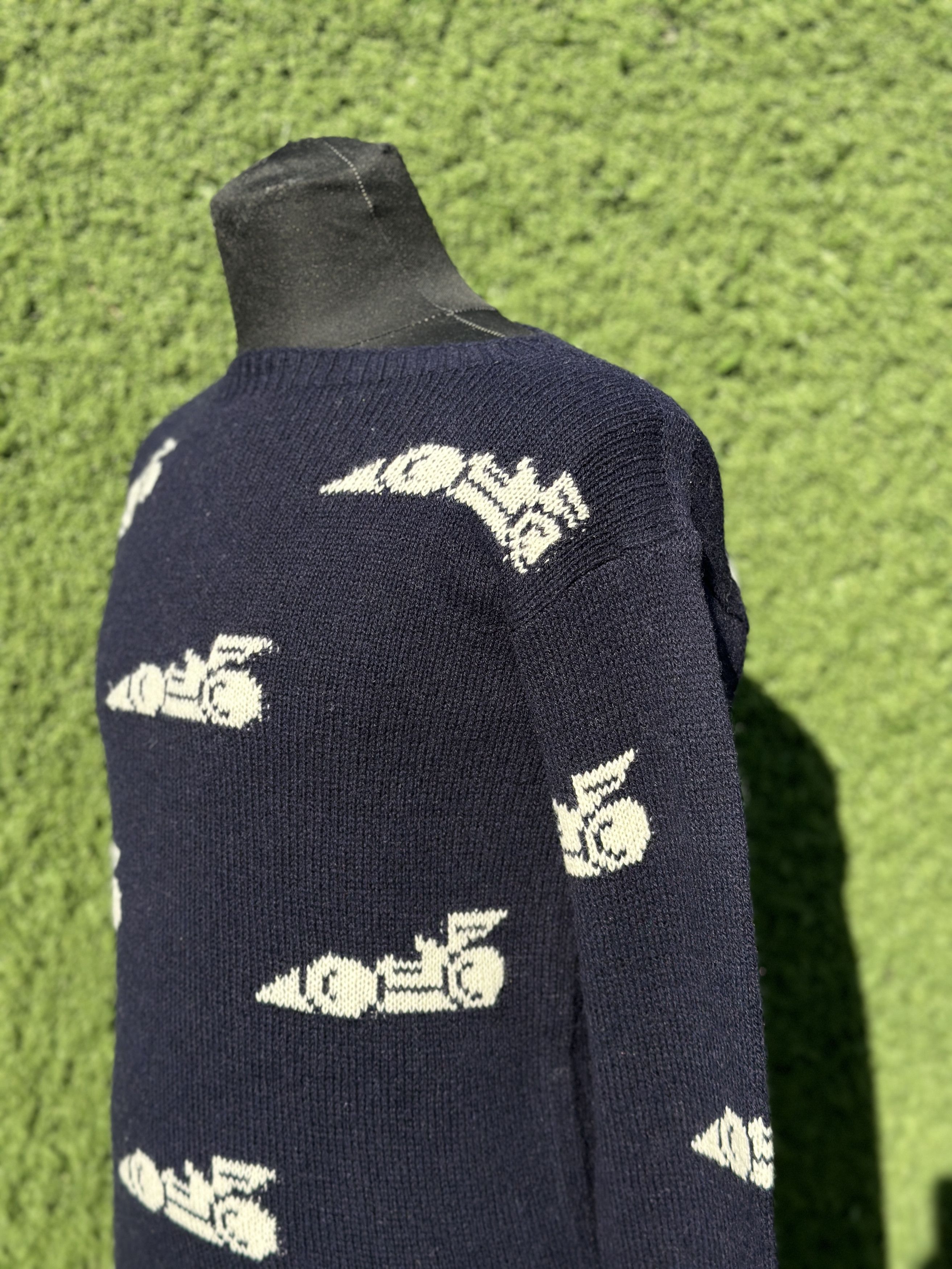 Prada Prada Shetland Wool Knit Sweater IT 50 Unique Construction Size US M / EU 48-50 / 2 - 5 Thumbnail