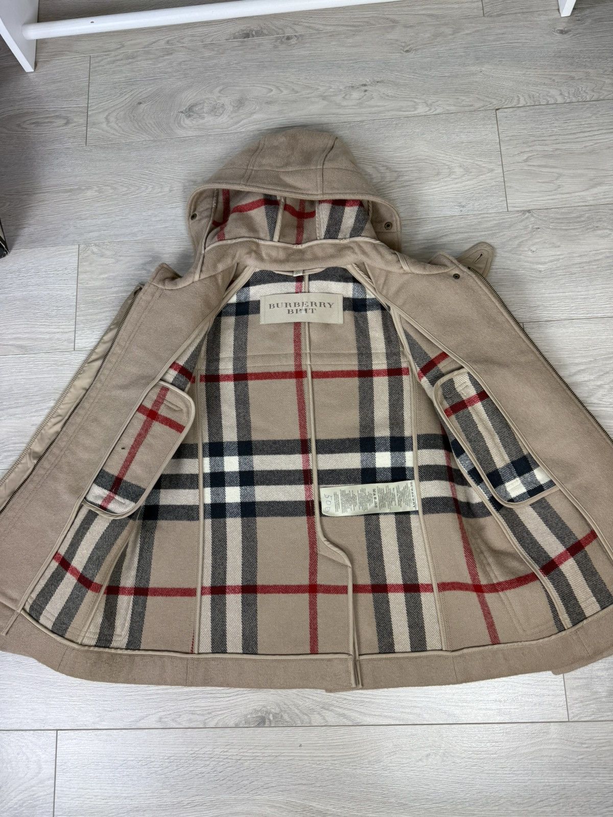 Burberry Burberry Nova Check short Duffle Coat Jacket Size XS / US 0-2 / IT 36-38 - 4 Thumbnail