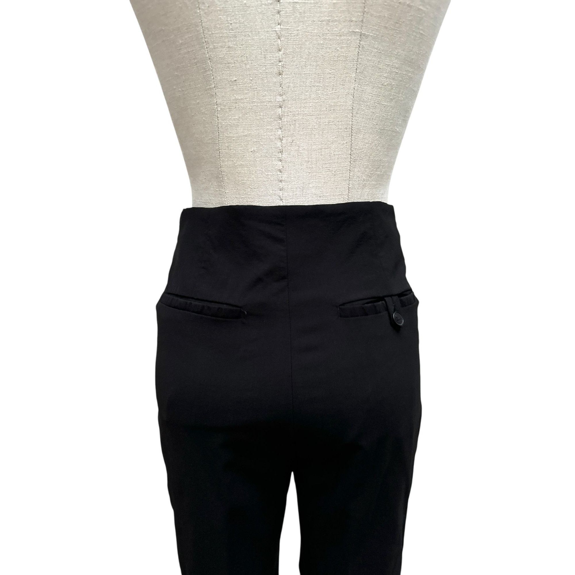 Jil Sander Black Wool Tailored Pants Size 25" / US 0 / IT 36 - 6 Thumbnail