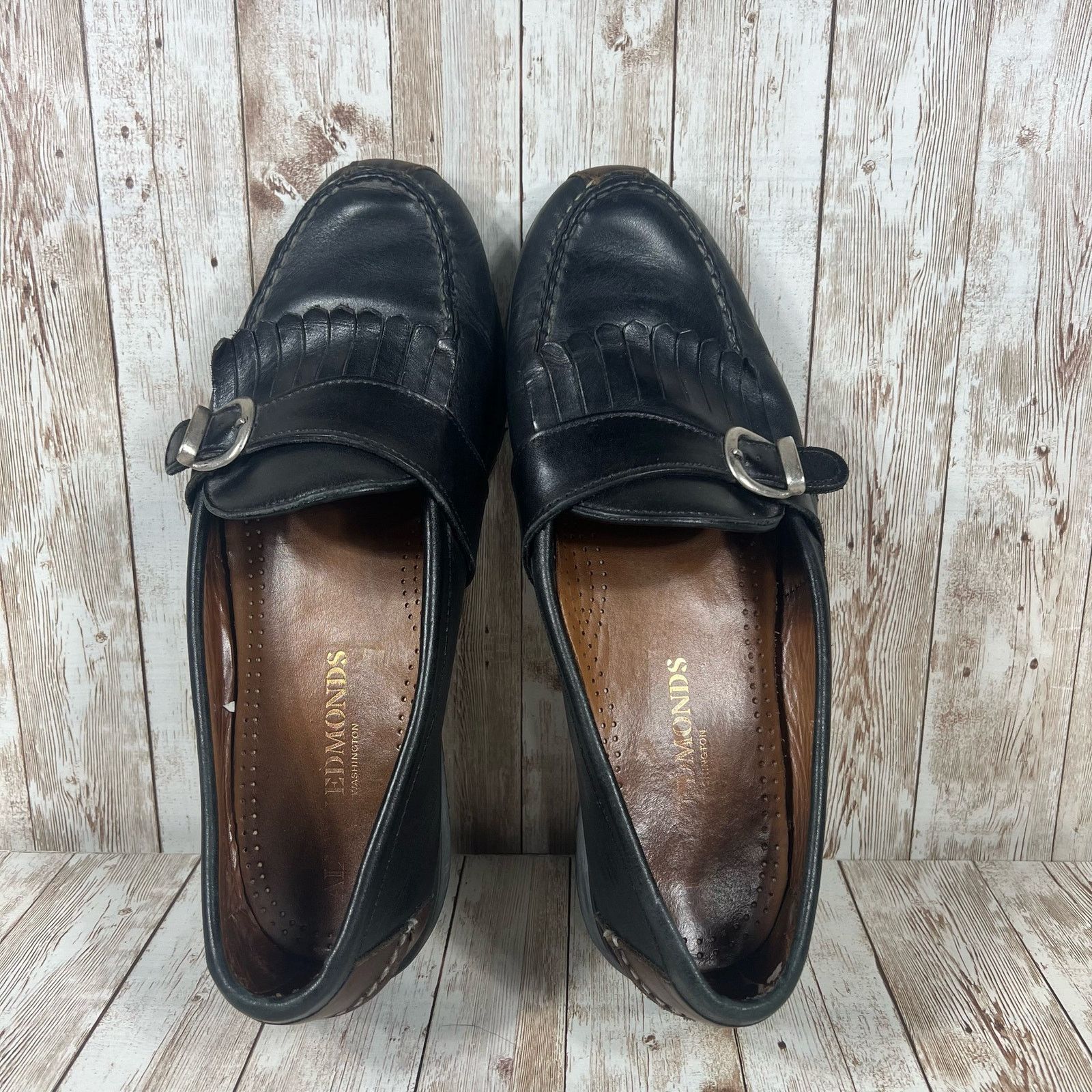 Allen Edmonds Allen Edmonds Waterbury Monk Strap Buckle Loafers Size 12 Size US 12 / EU 45 - 7 Thumbnail