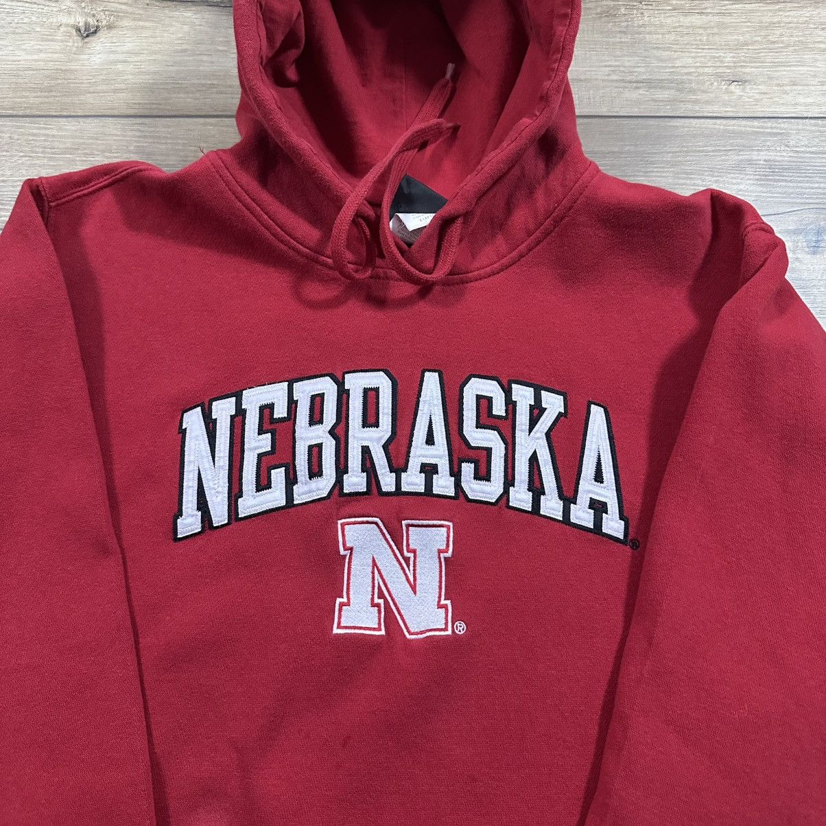 Other Vintage 90s Nebraska Embroidered Pullover Hoodie Size US XL / EU 56 / 4 - 4 Thumbnail