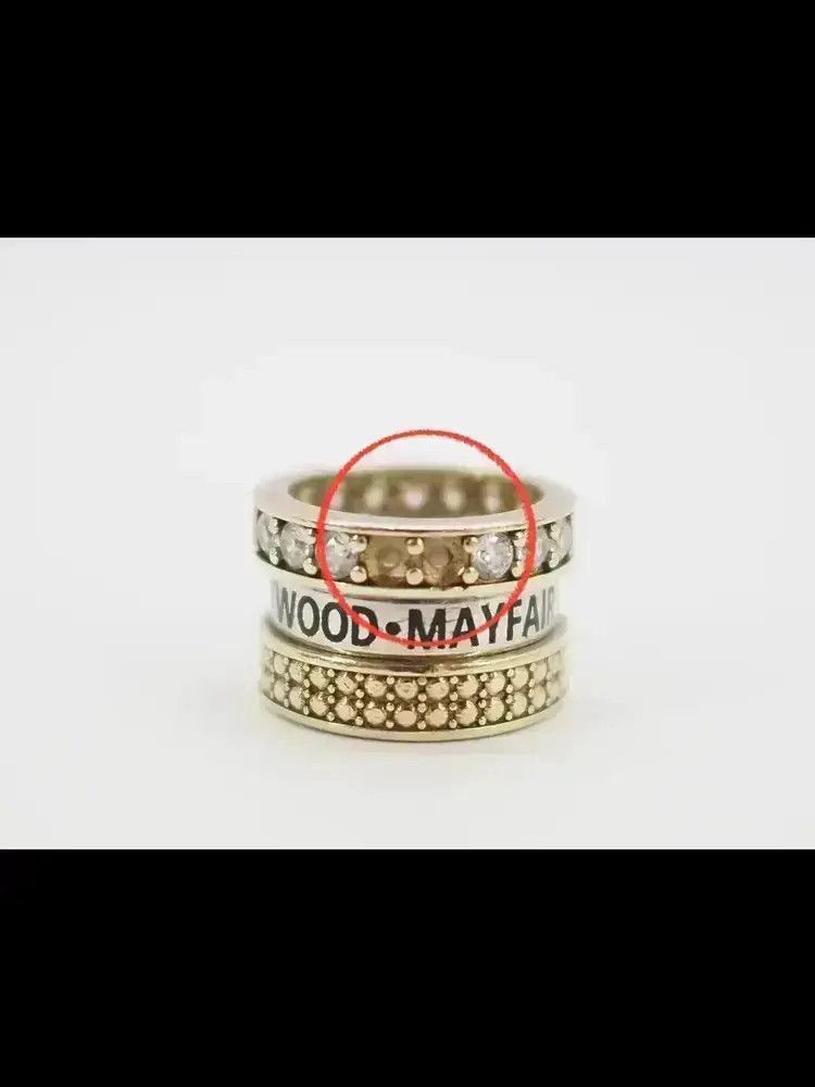 Vivienne Westwood Vivienne Westwood 925 silver zircon Kentish Ring-2507 Size ONE SIZE - 5 Thumbnail
