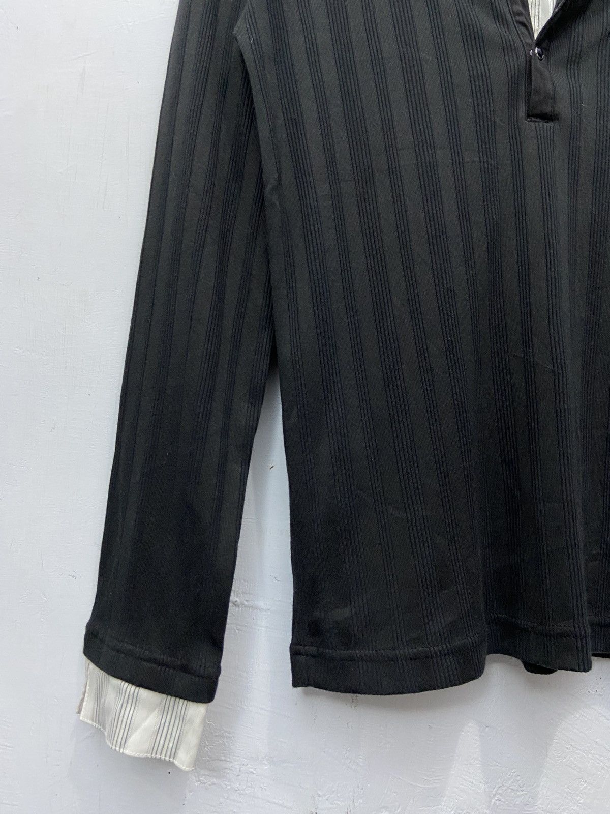 Japanese Brand Gothic Double Layer Oval Dice Long Sleeve Y2K Style Size US S / EU 44-46 / 1 - 7 Thumbnail