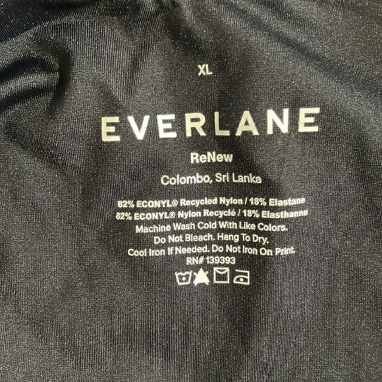 Everlane Everlane Swimsuit Women’s XL NWT Square-Neck One Piece Black Size ONE SIZE - 9 Thumbnail