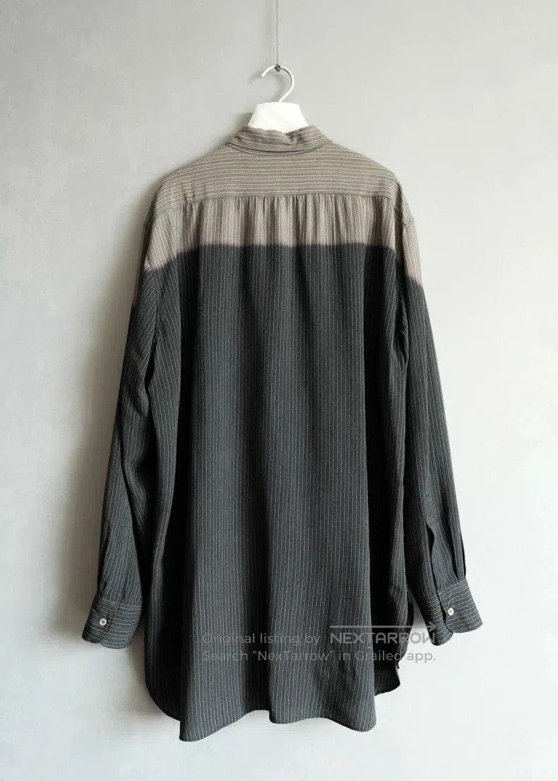 Yohji Yamamoto Yohji Yamamoto Striped Faded Shirt. Size US M / EU 48-50 / 2 - 3 Thumbnail