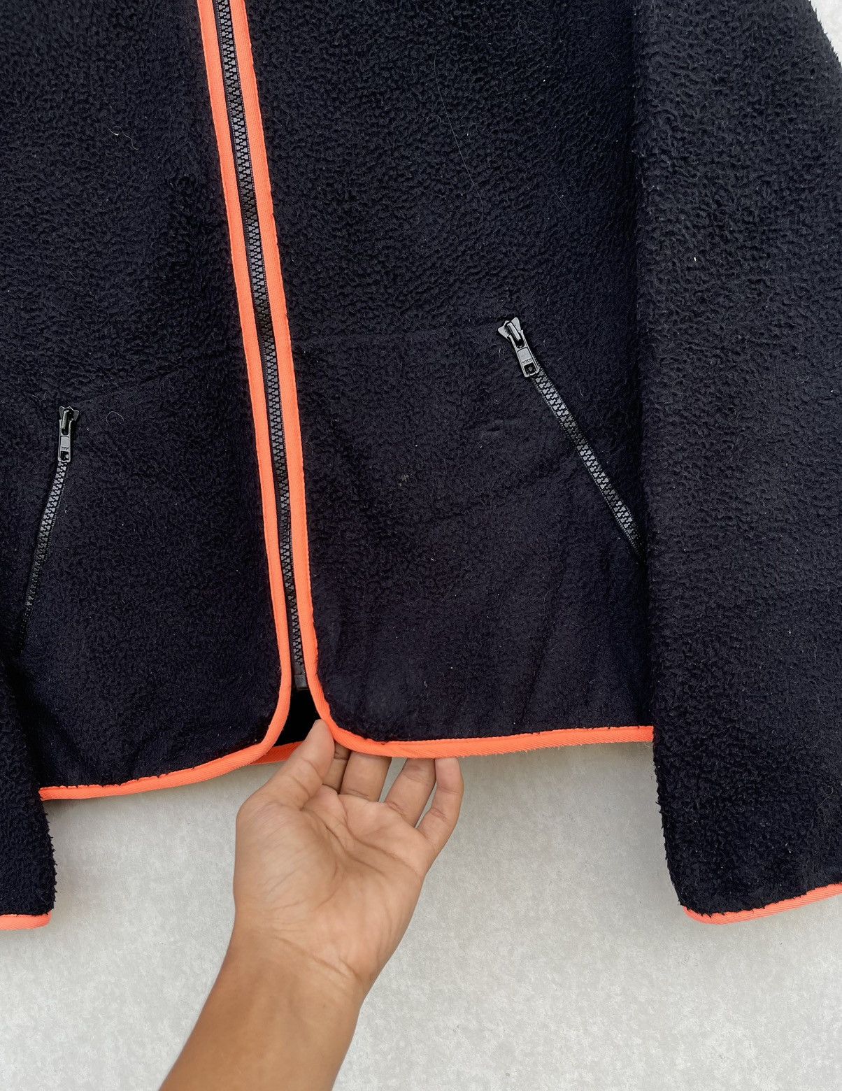 agnes b. 🔥Vintage Agnes B. Fleece Women's Jacket Zip Up Size M / US 6-8 / IT 42-44 - 7 Thumbnail