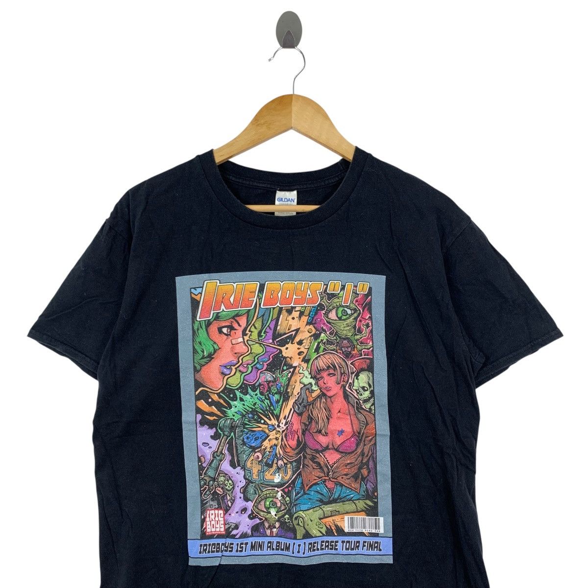 Japanese Brand IRIE BOYS “I” 1st Mini Album Release Japanese Band Shirt Size US L / EU 52-54 / 3 - 2 Thumbnail