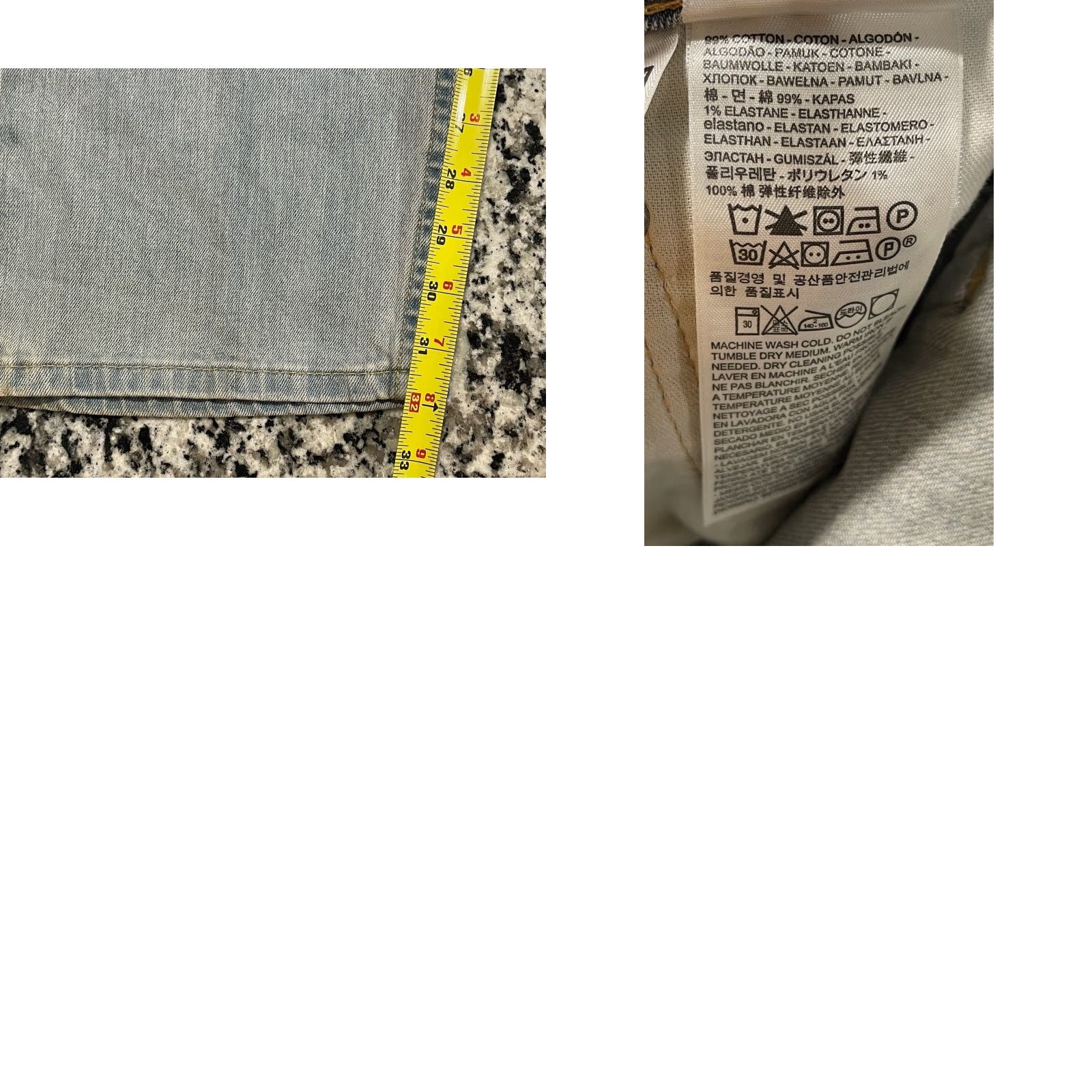 Levi's Levi's 505 Regular Jeans Men's 40x32 Light Stonewash Stretch Denim 5-Pocket Zip Closure Modern Straight Size US 40 / EU 56 - 8 Thumbnail