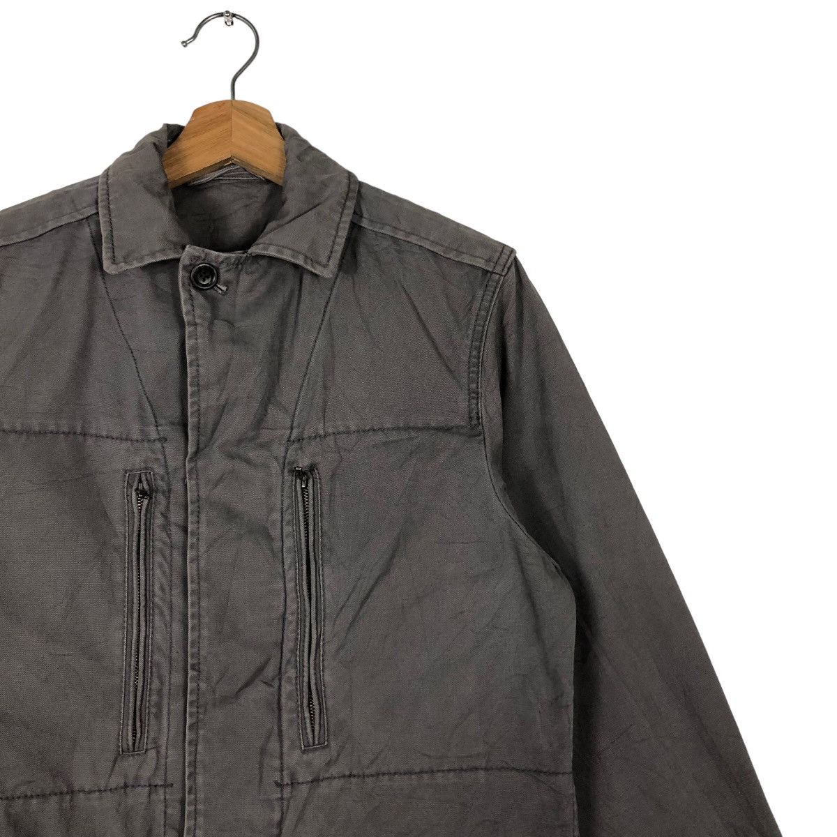 Japanese Brand 🔥90’s Vintage Cargo Multi Pocket Jacket Uniqlo Issey Miyake Size US S / EU 44-46 / 1 - 5 Thumbnail