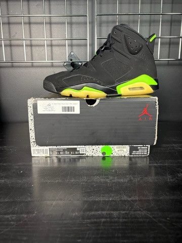 Jordan Brand Air Jordan 6 Retro "Electric Green" **PRE-OWNED** Size US 12 / EU 45 - 6 Thumbnail