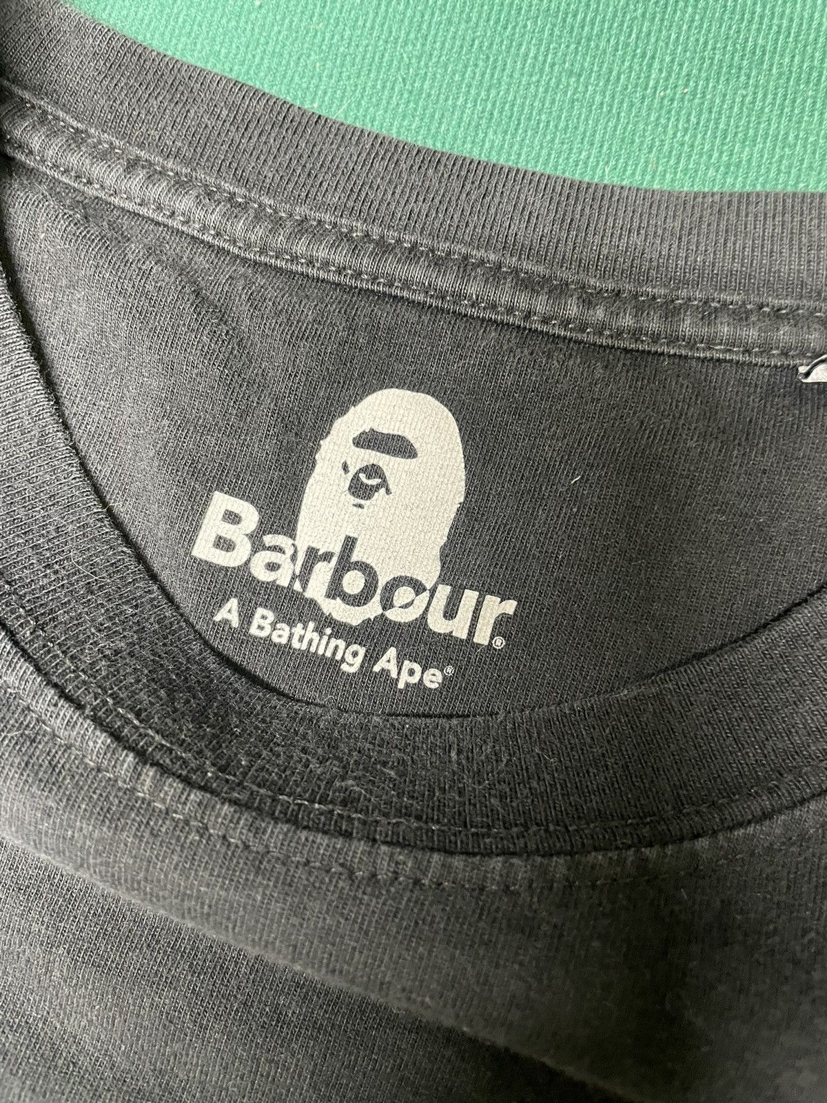 Bape × Barbour BAPE x Barbour Plaid Camo Ape Head Tee – XXL Size US XXL / EU 58 / 5 - 4 Thumbnail