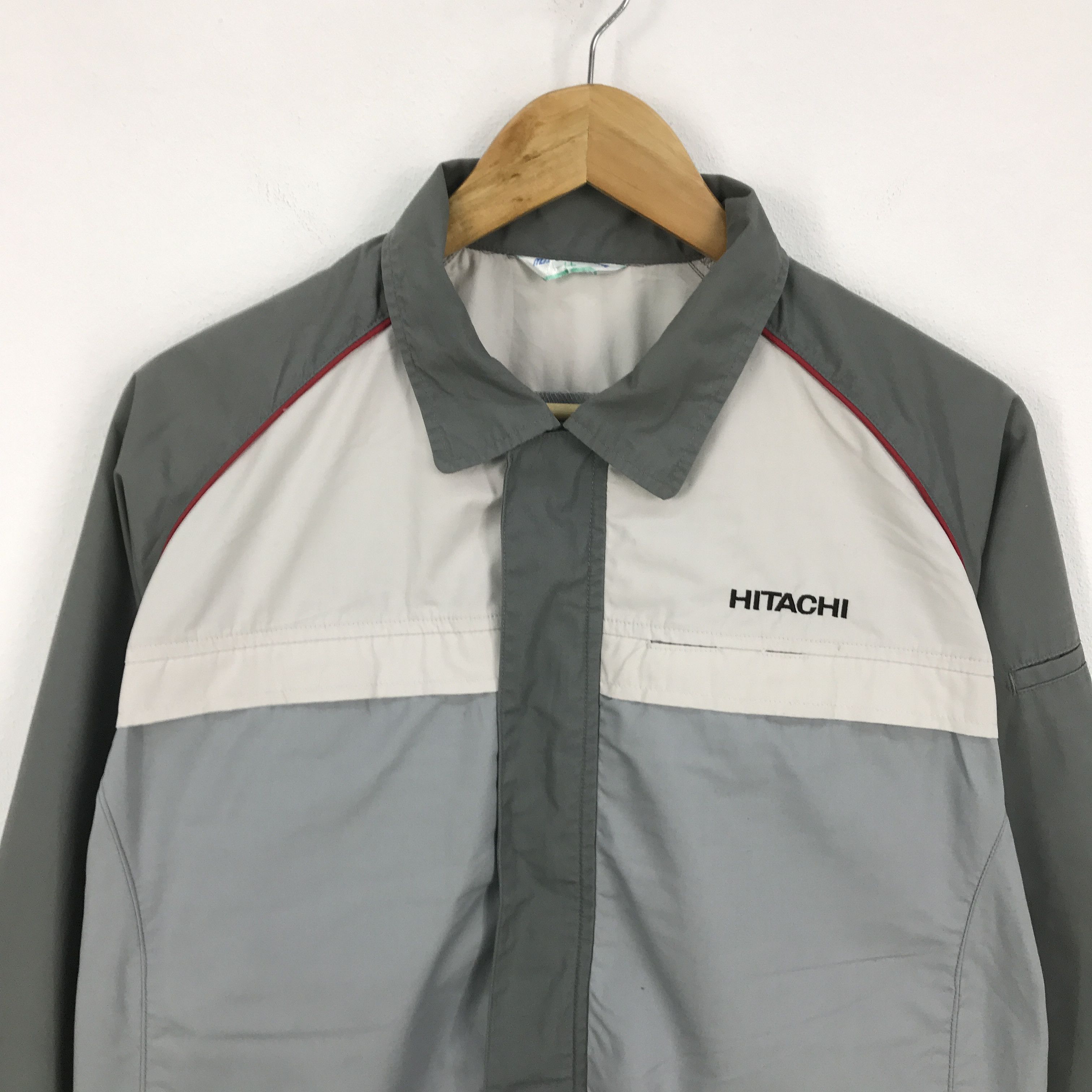 Japanese Brand Uniform work Japan Hitachi up zipper jacket Size US L / EU 52-54 / 3 - 3 Thumbnail