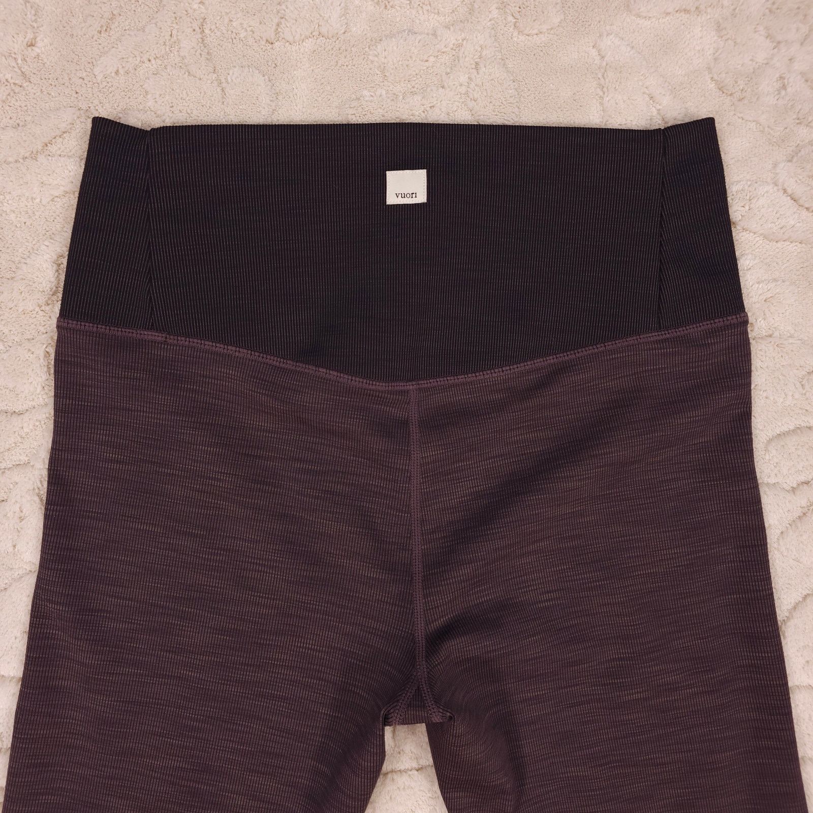 Vuori Vuori Lux Rib Studio Leggings Quartz Heather Sz Small Size 27" / US 4 / IT 40 - 6 Thumbnail