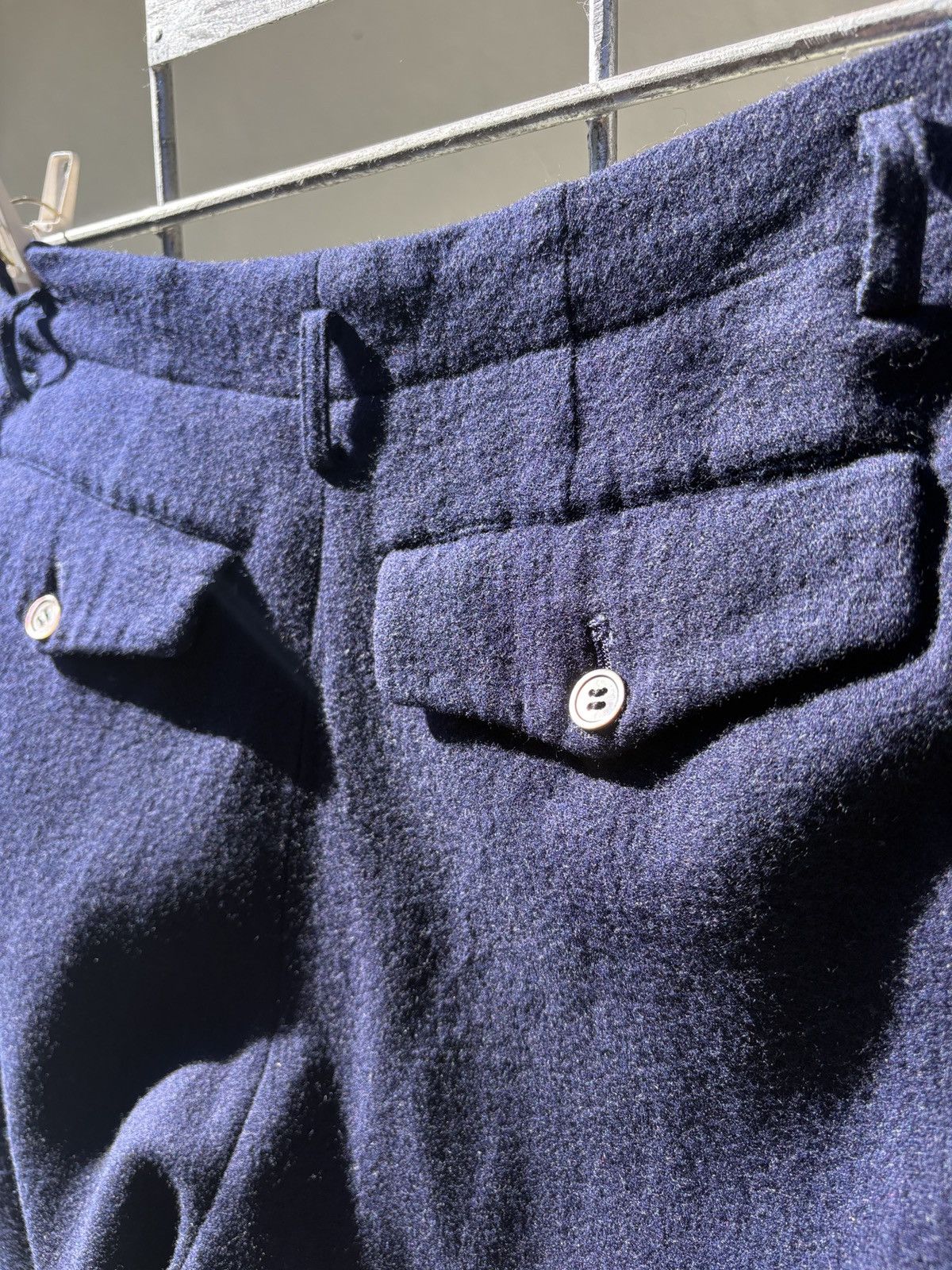 Comme des Garcons Comme des Garcons navy wool pants Size US 29 - 12 Thumbnail