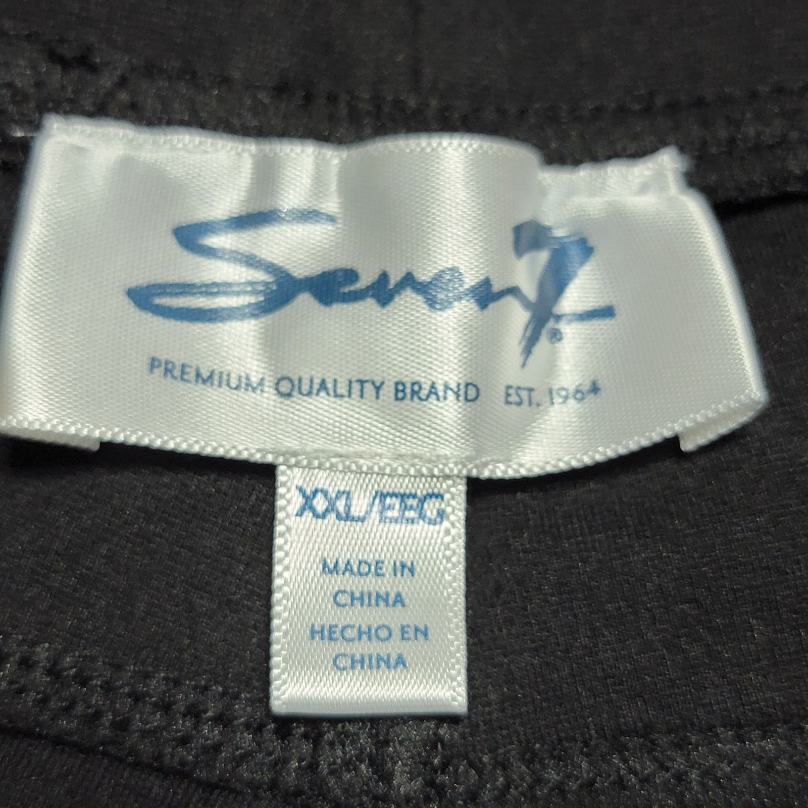 Seven 7 Seven7 Black Leggings w/ Faux Front Pockets - Size XXL Size 37" - 5 Thumbnail